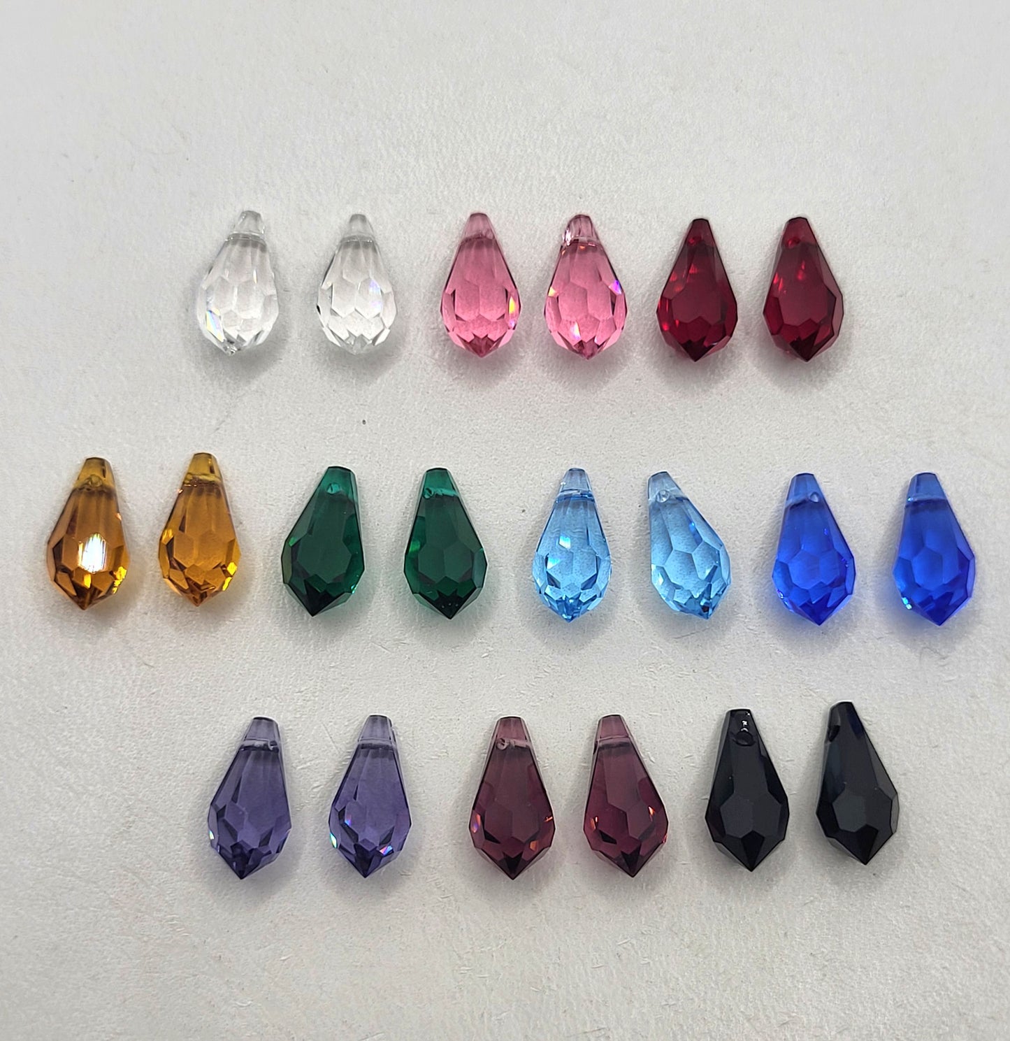 #6000 - Swarovski Crystal Teardrop 6000 Pendants; 3 Sizes; MANY COLORS