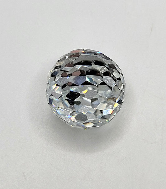#4861 - Swarovski Crystal Comet Argent Light CAL 18mm 3/4 Flatback Disco Ball Fancy Stone; LAST ONE