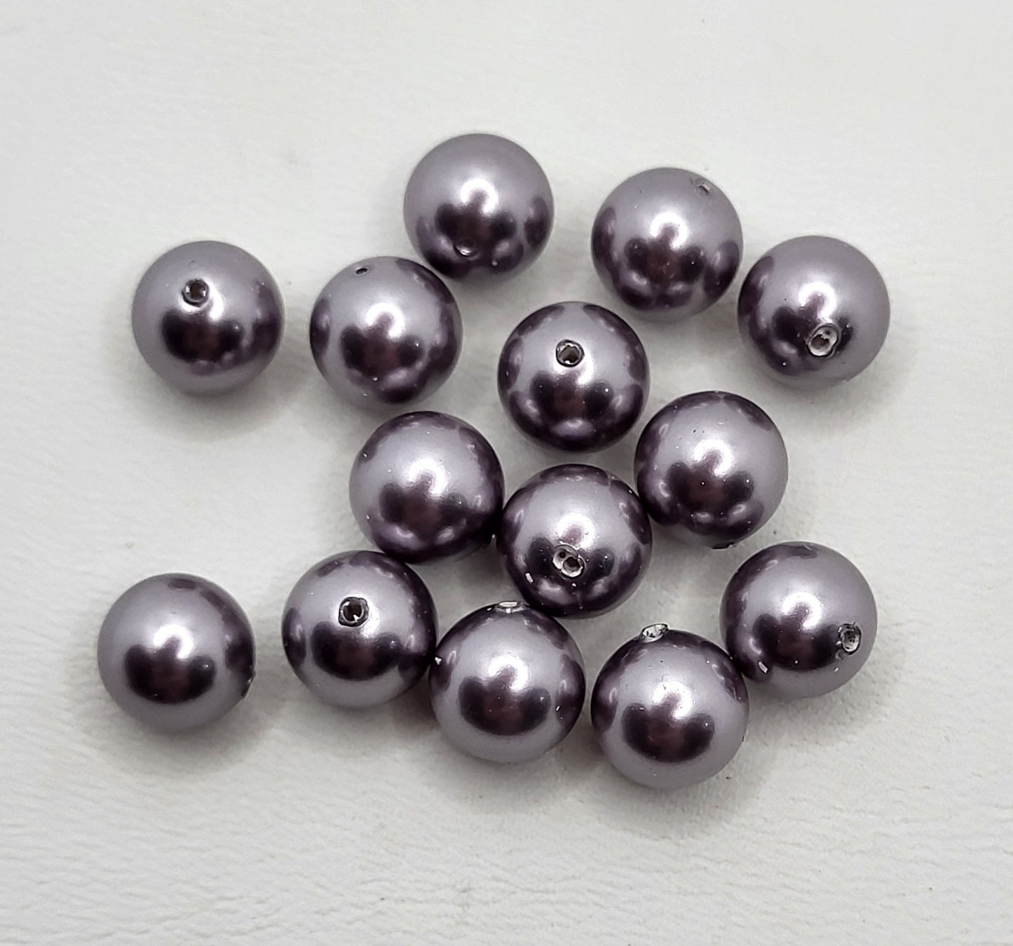 #5810 - Swarovski Crystal 8mm Round Pearl Beads; 10pc per pack