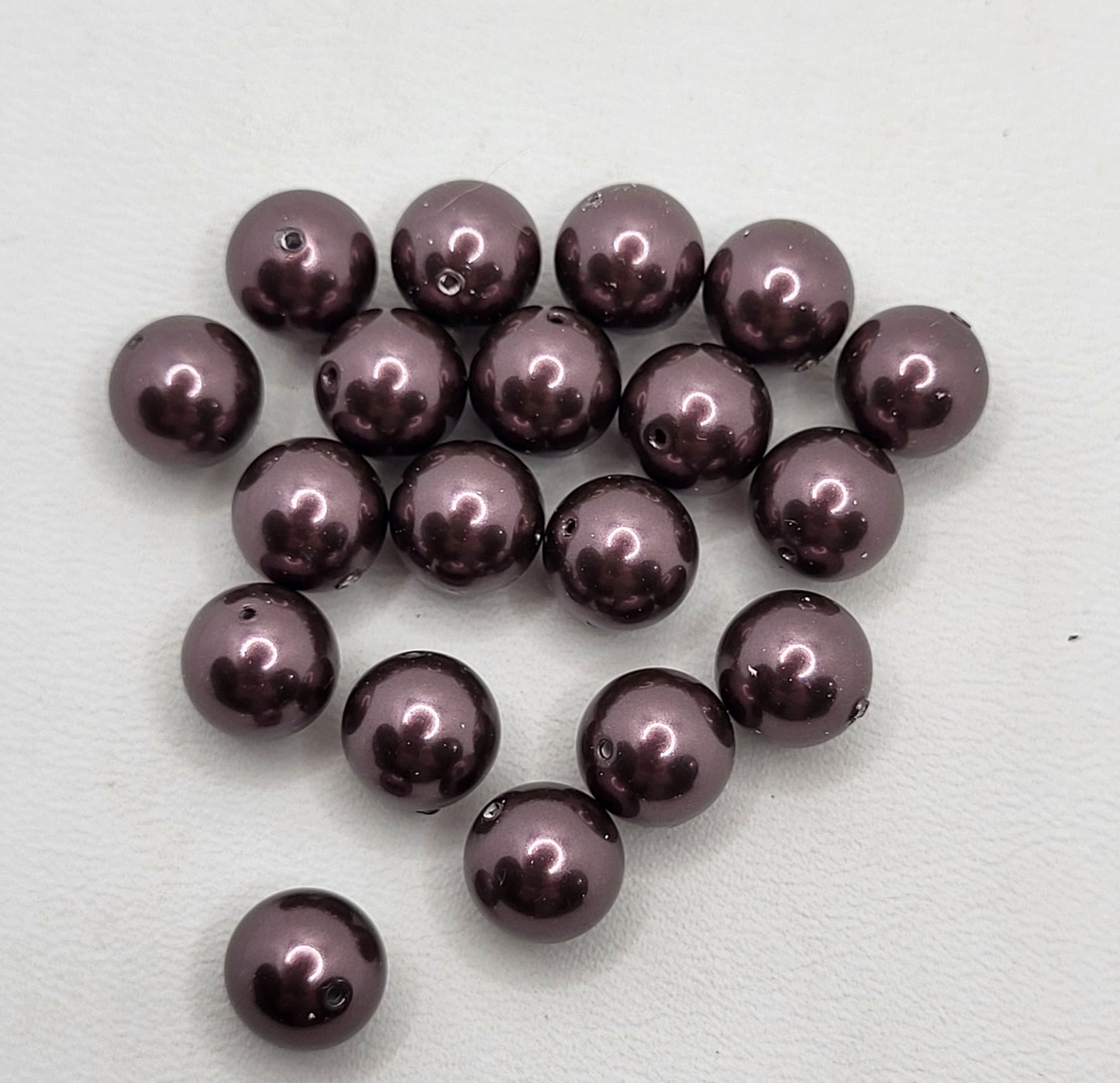 #5810 - Swarovski Crystal 8mm Round Pearl Beads; 10pc per pack
