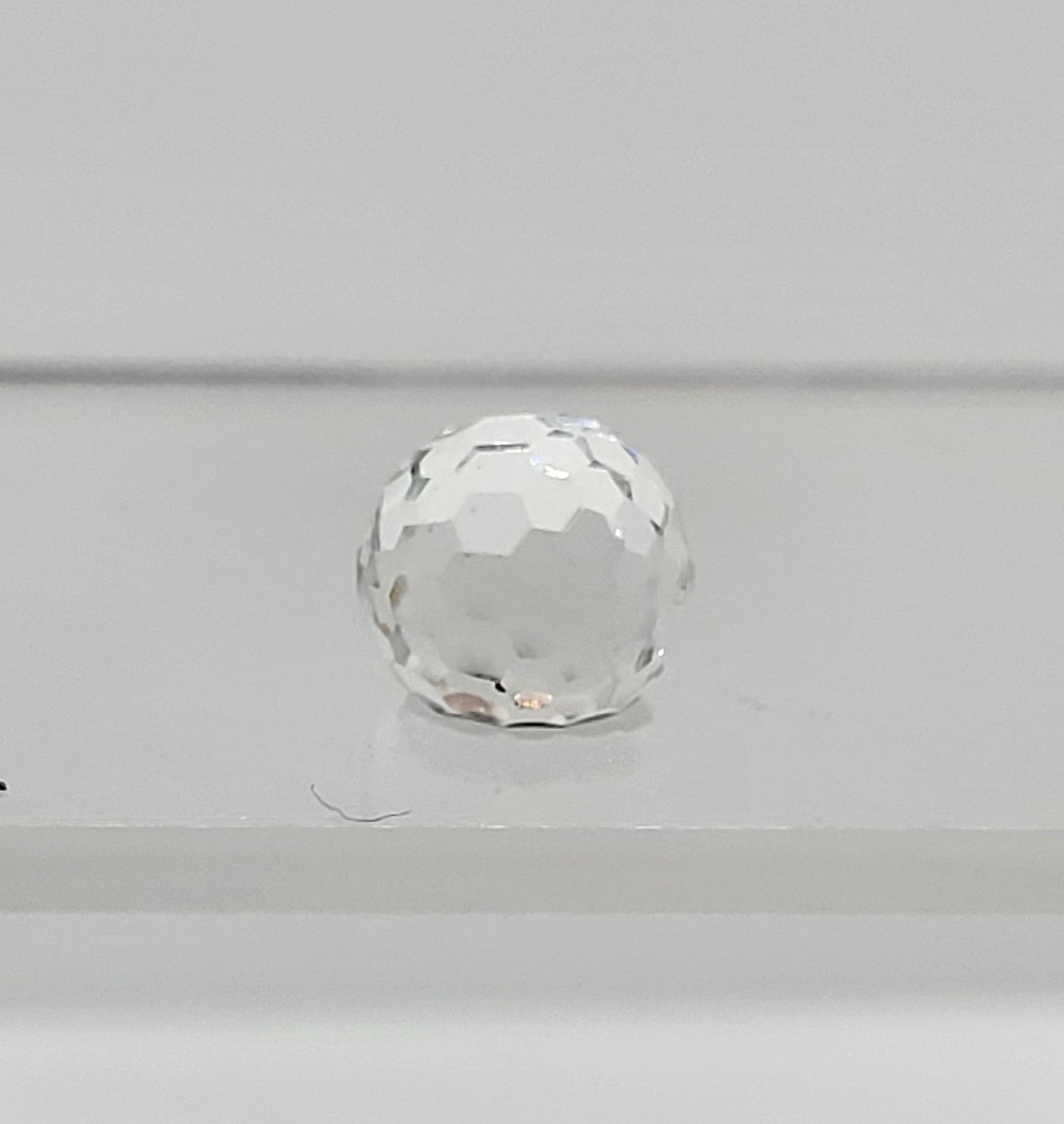 WEB EXCLUSIVE - #4861 - Swarovski Crystal Comet Argent Light CAL 10mm 3/4 Flatback Disco Ball Fancy Stone