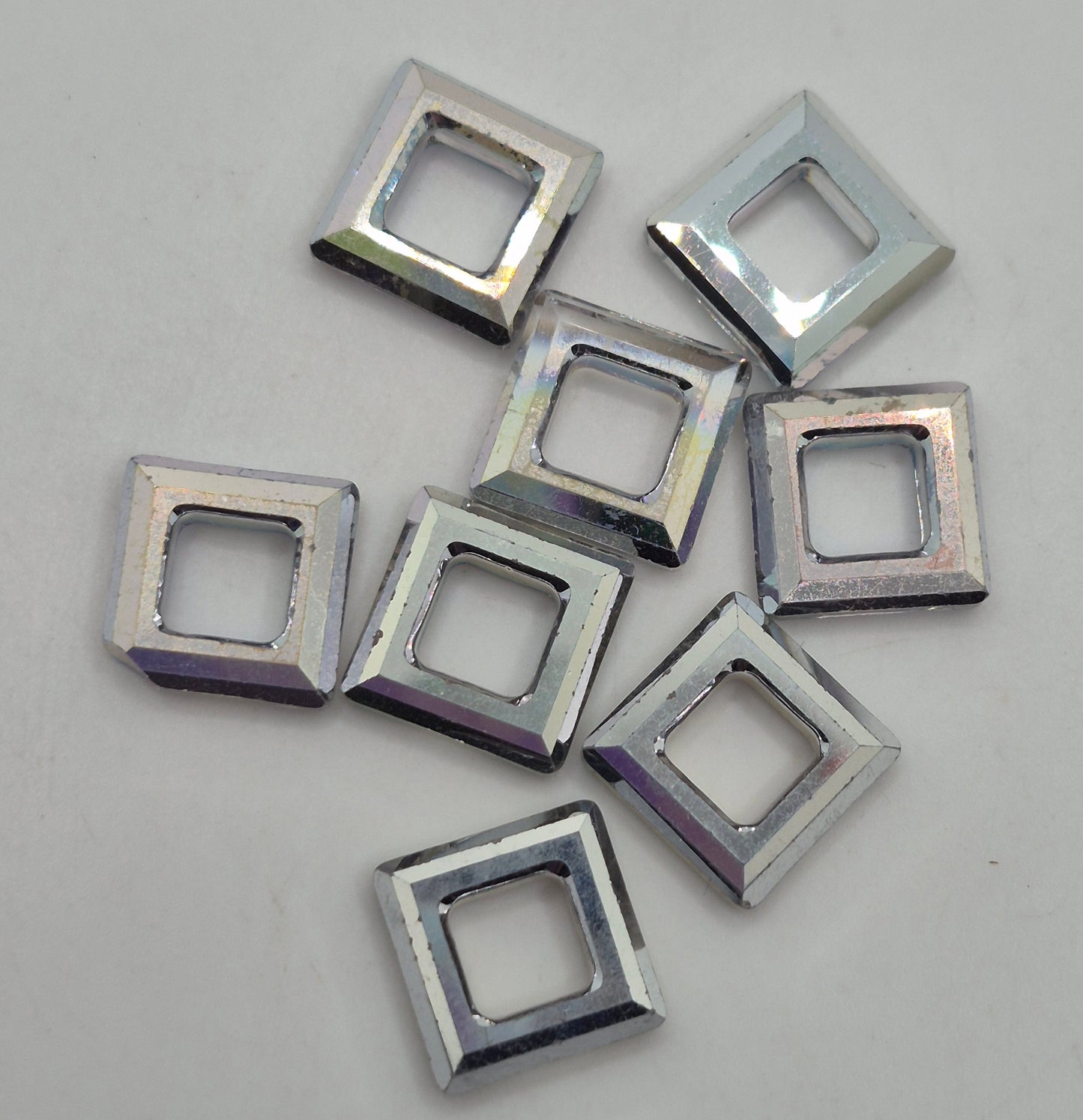 CLEARANCE MIX! 8pc Swarovski Crystal Vitrail Light 14mm Cosmic Square 4439 Fancy Stones
