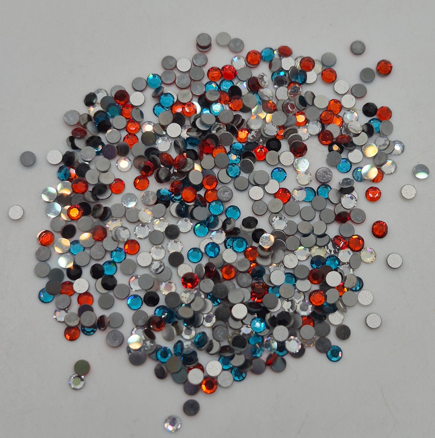 CLEARANCE MIX! 500+ Swarovski Crystal ss9 Flatback Rhinestones; Assorted Colors
