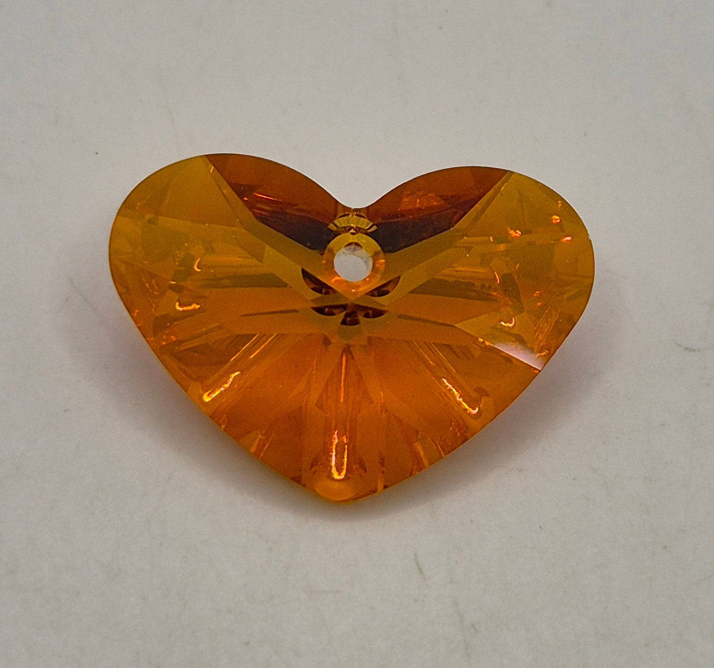 #6260 - Swarovski Crystal Astrial Pink 17mm Crazy 4 U Heart Pendant; LAST ONE