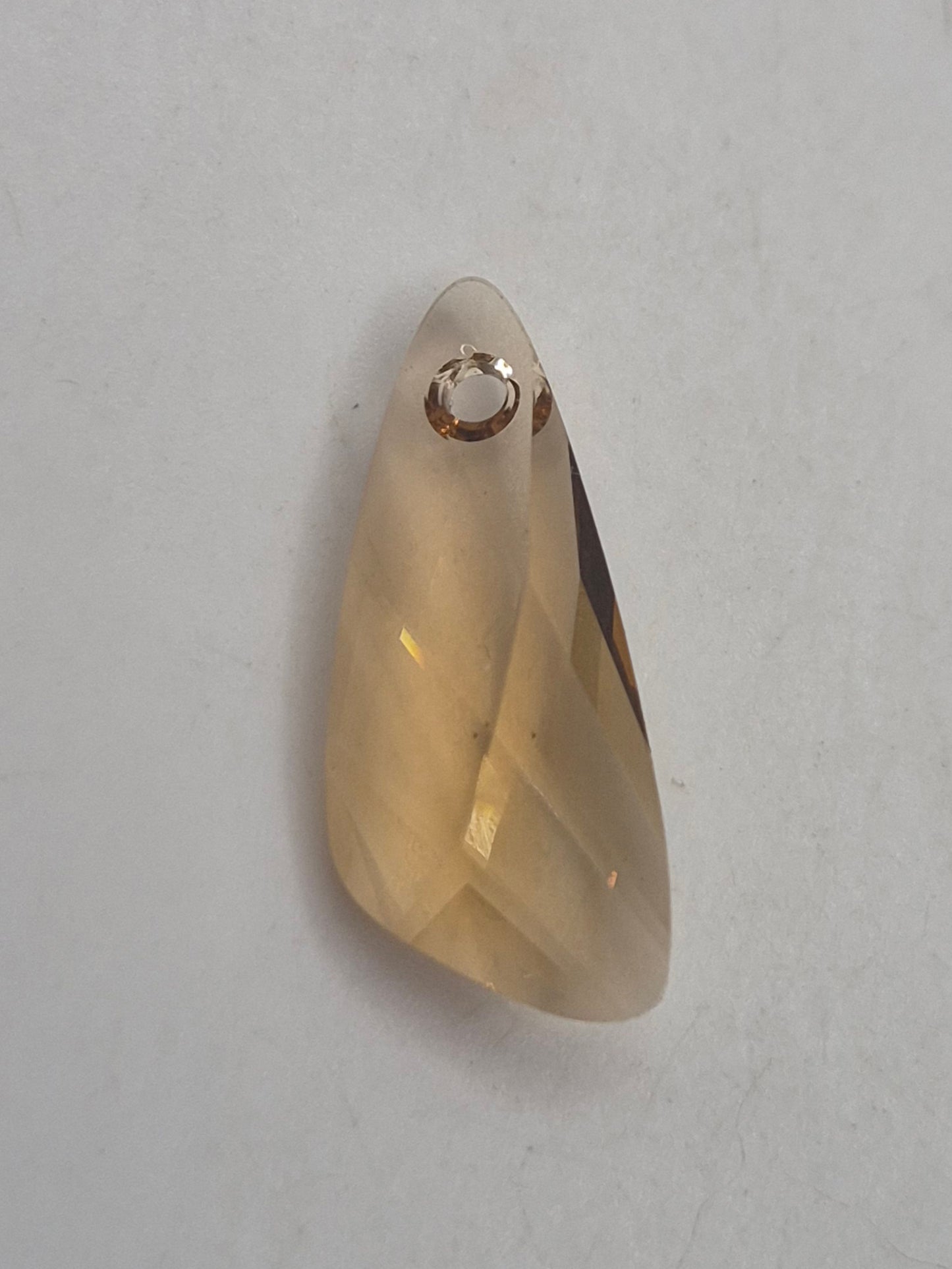 #6690 - Swarovski Crystal Light Colorado Topaz 23mm Wing Pendant; LAST ONE