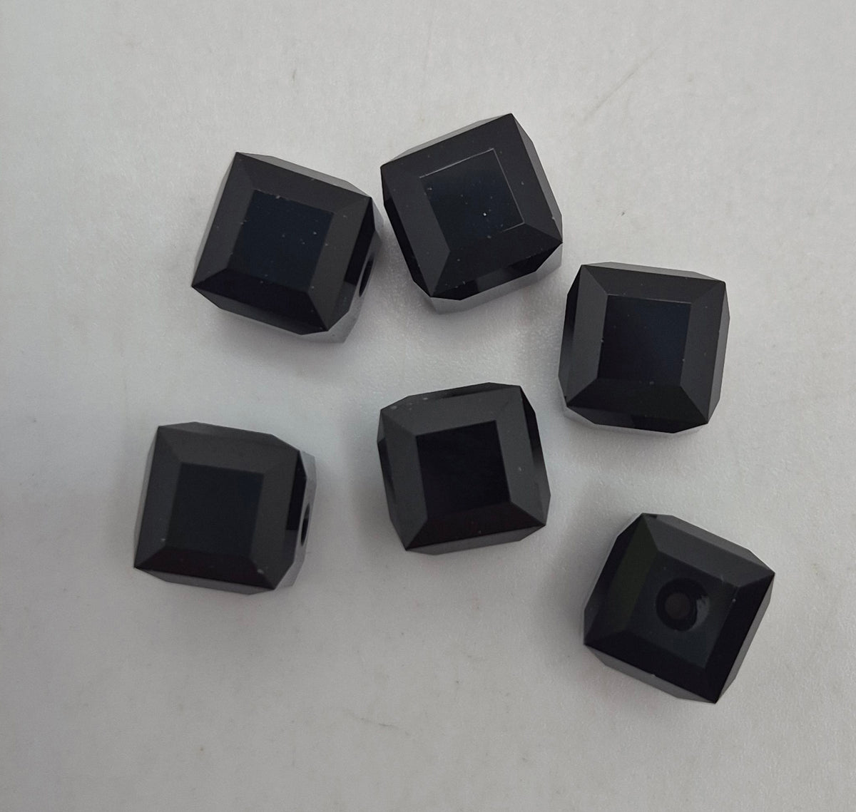 #5601 - Swarovski Crystal 8mm Faceted Cube Beads; Classic Colors; 6pc per pack
