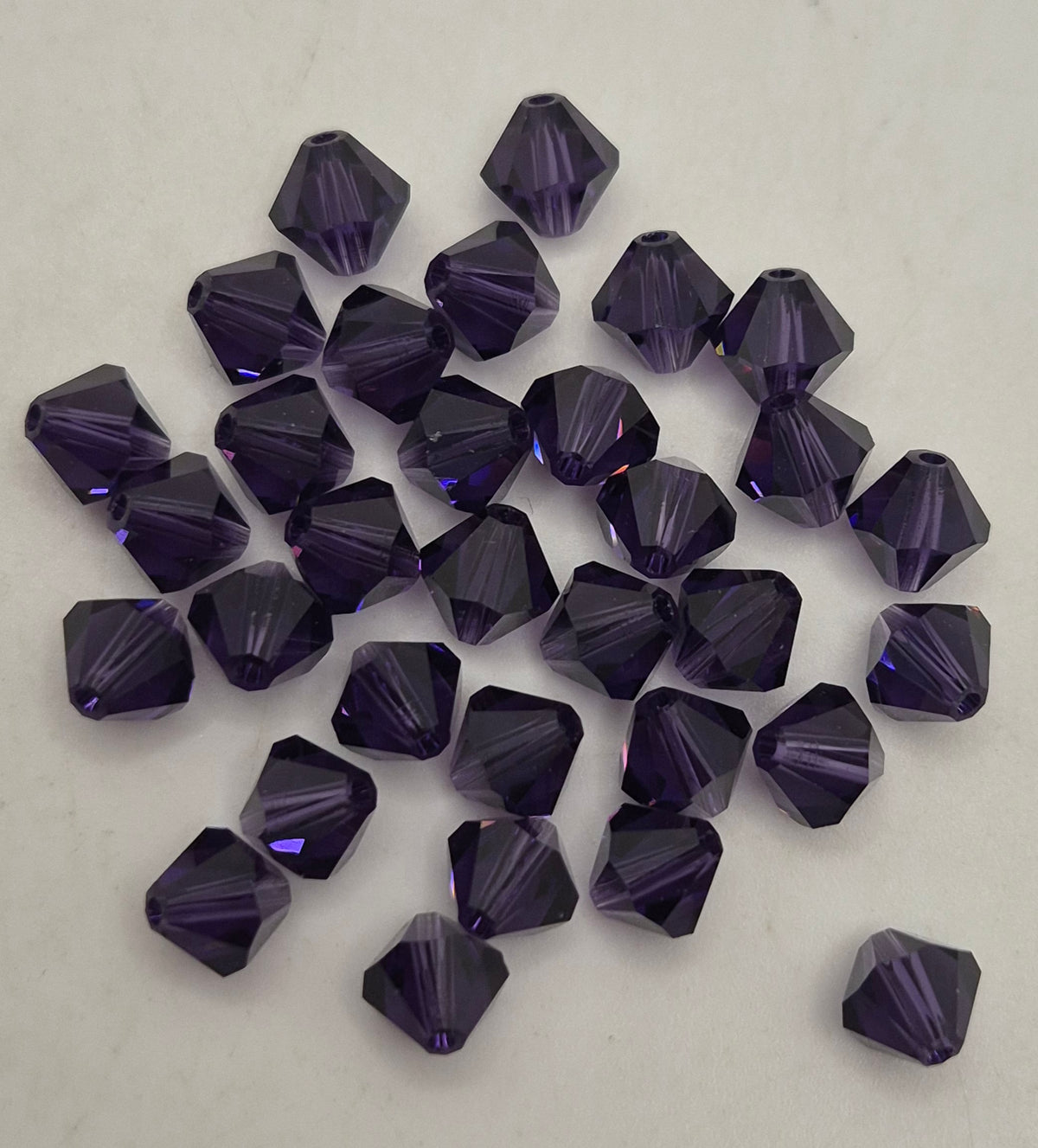 #5328 - Swarovski Crystal 4mm Bicone Beads; Classic Colors; 24pc per pack