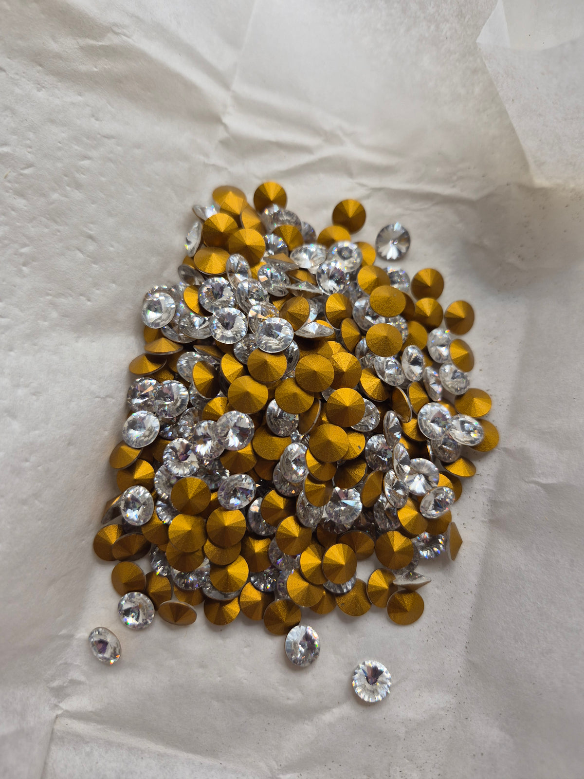 #1122 - Factory Pack Swarovski Crystal Clear ss34 7mm Rivoli Chaton Stones; 360pc