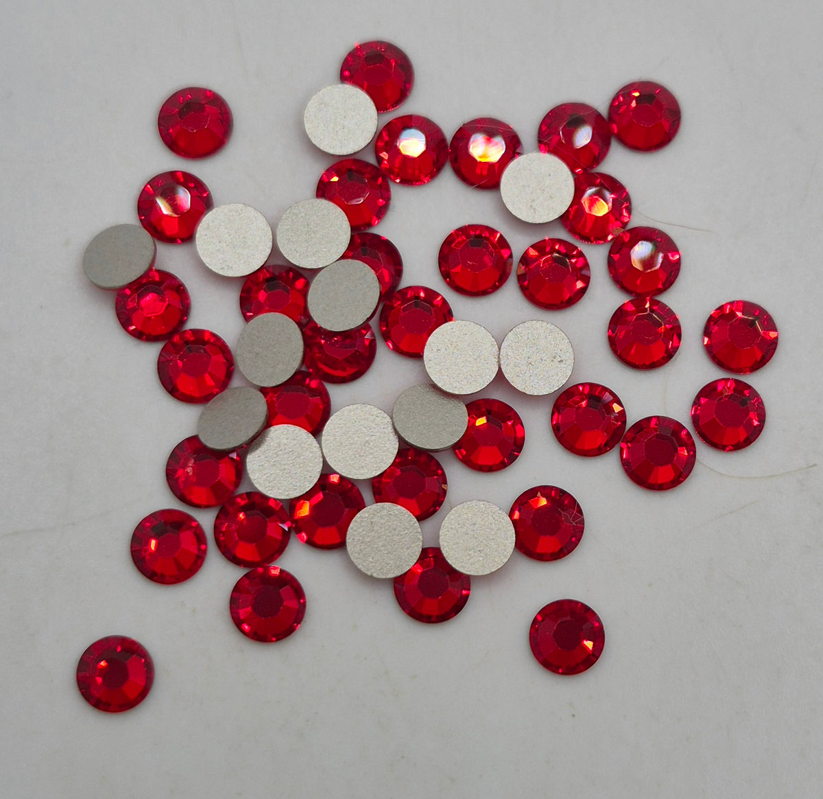 #2058 - 50pc Swarovski Crystal Light Siam ss20 Flatback Rhinestone; LAST ONE