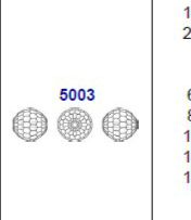 #5003 - Swarovski Crystal Faceted Disco Ball Round Beads