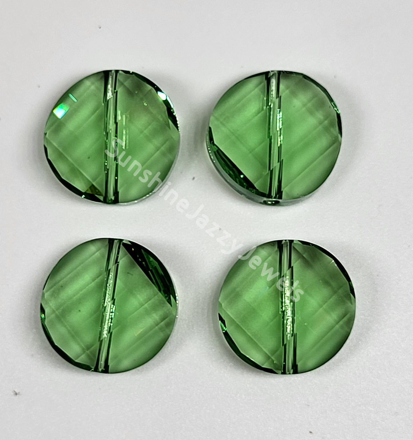 #5621 - Swarovski Crystal 14mm Twist Beads; 4pc per pack