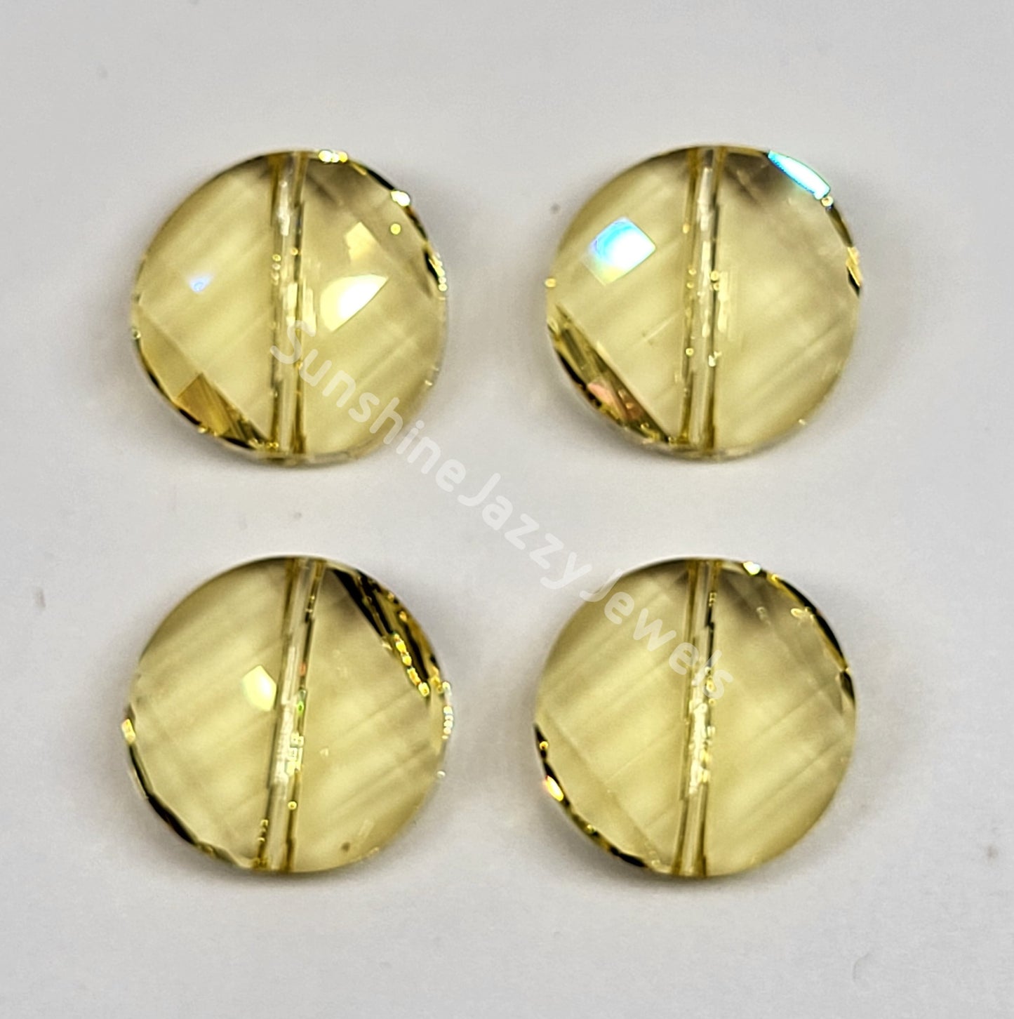 #5621 - Swarovski Crystal 14mm Twist Beads; 4pc per pack