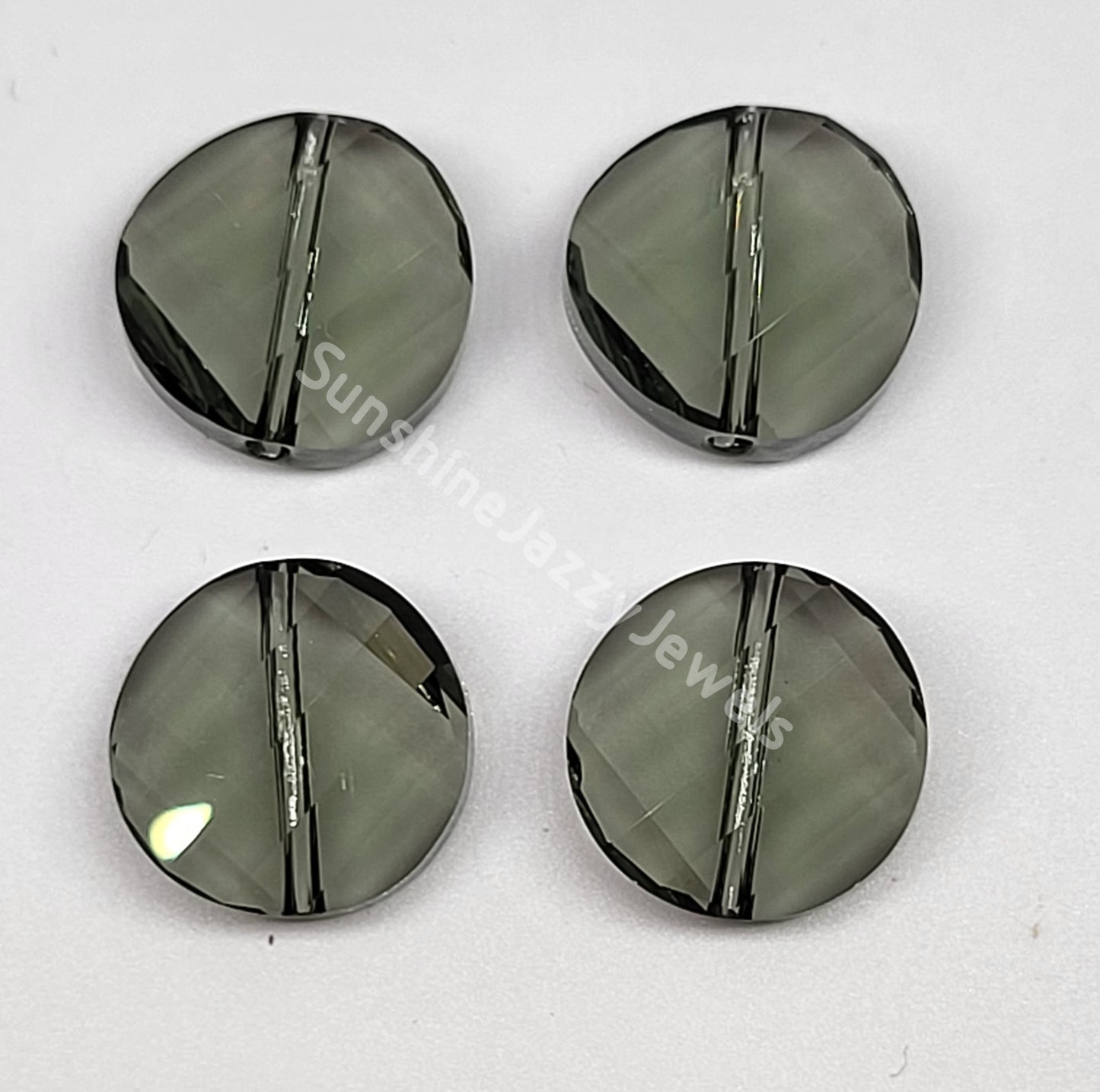 #5621 - Swarovski Crystal 14mm Twist Beads; 4pc per pack
