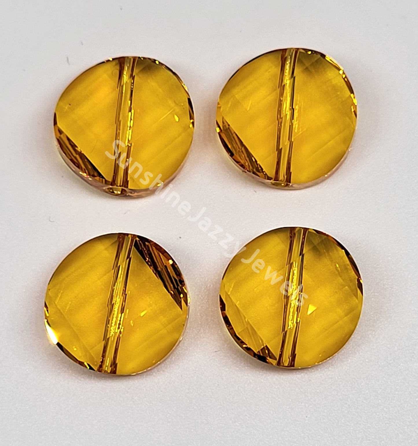 #5621 - Swarovski Crystal 14mm Twist Beads; 4pc per pack