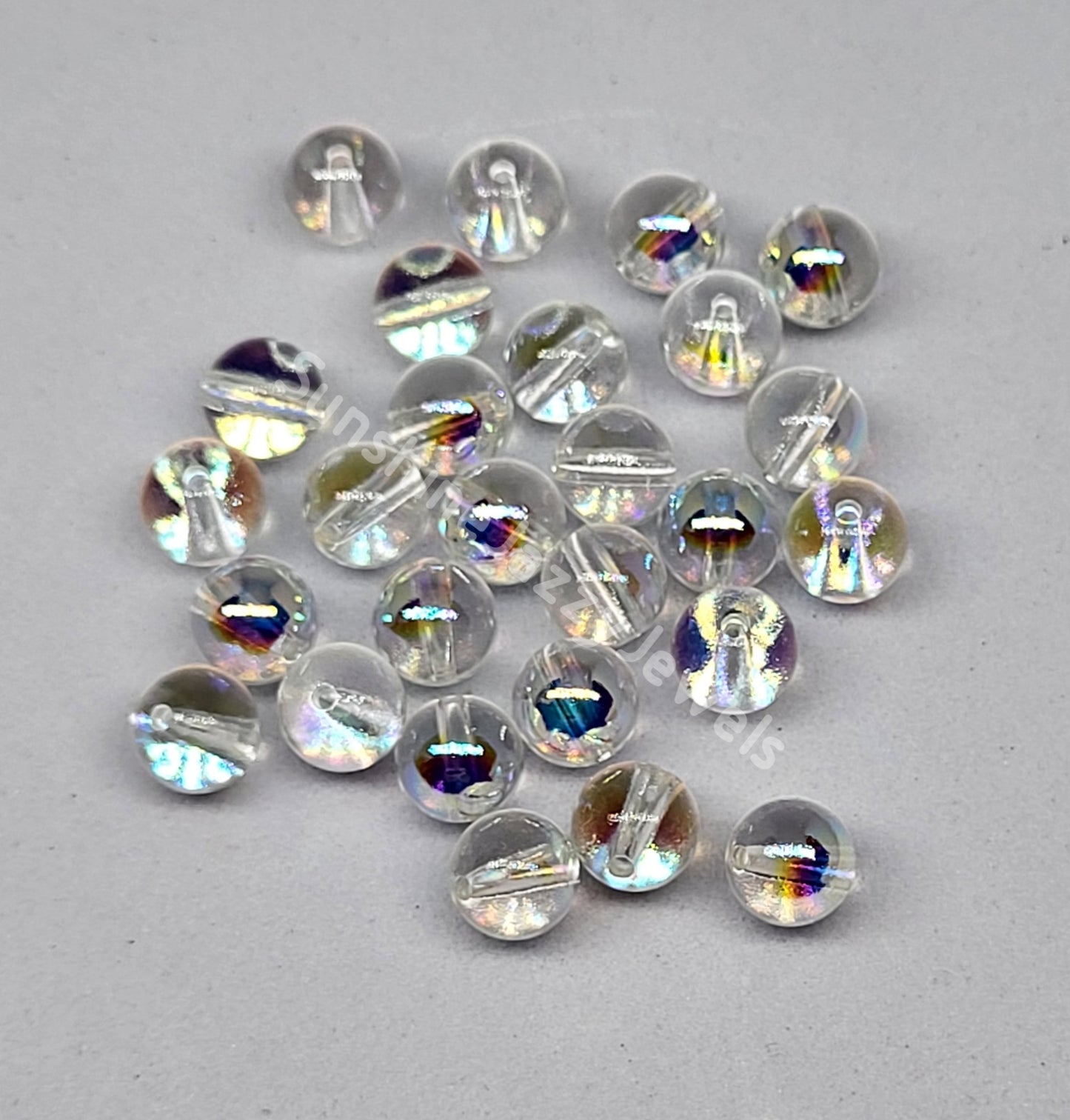 #5090 - Factory Pack Swarovski Crystal Clear AB 6mm Soap Ball 5090 Round Beads