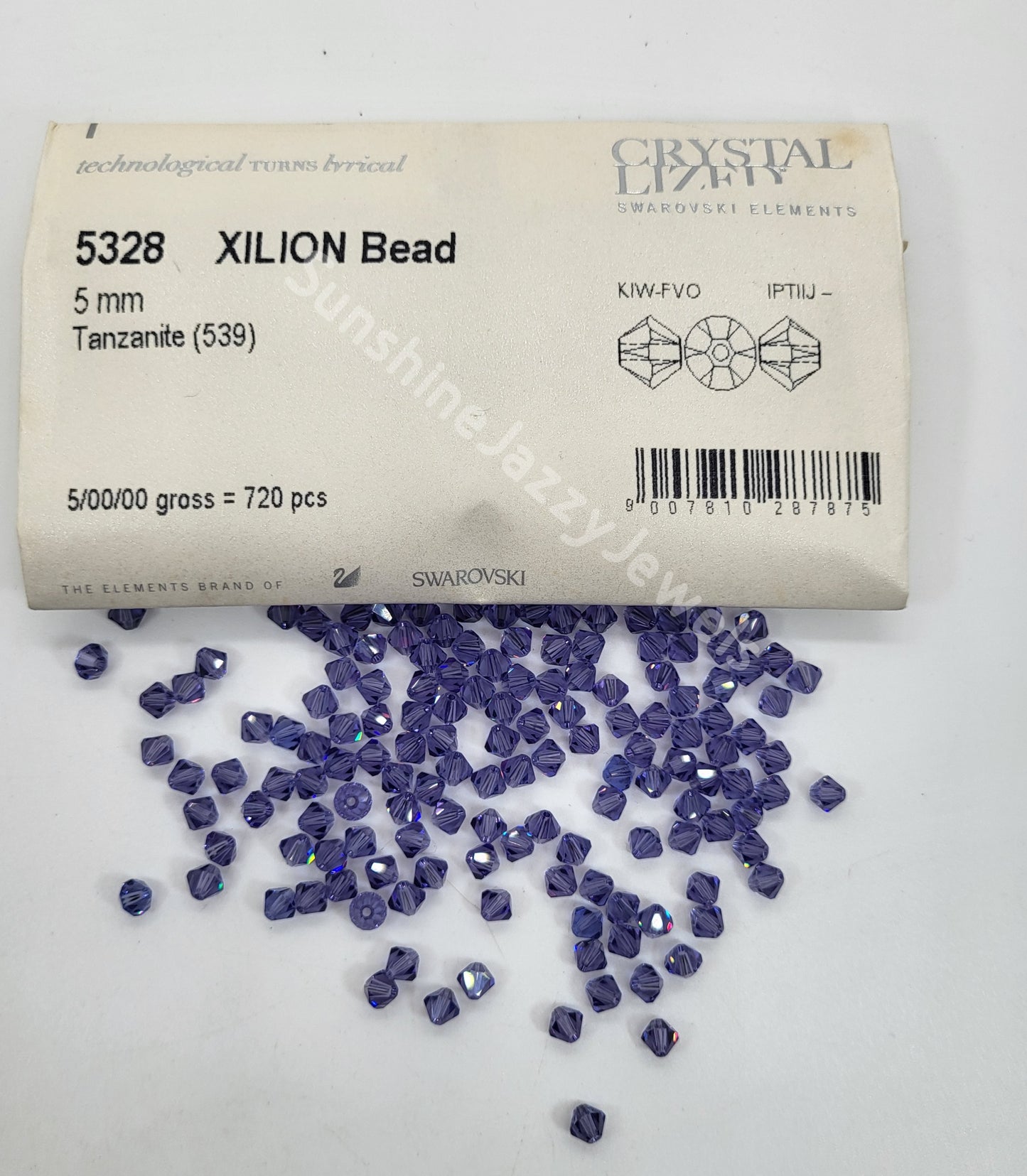 #5301 - Factory Pack Swarovski Crystal 5mm Bicone Beads