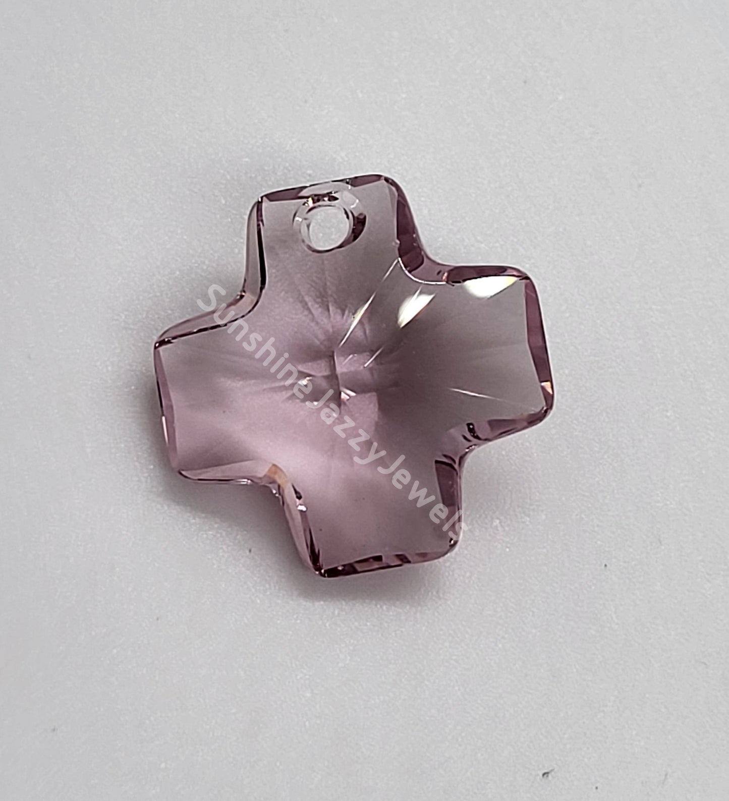 #6866 - Swarovski Crystal 20mm Chunky Cross Pendant