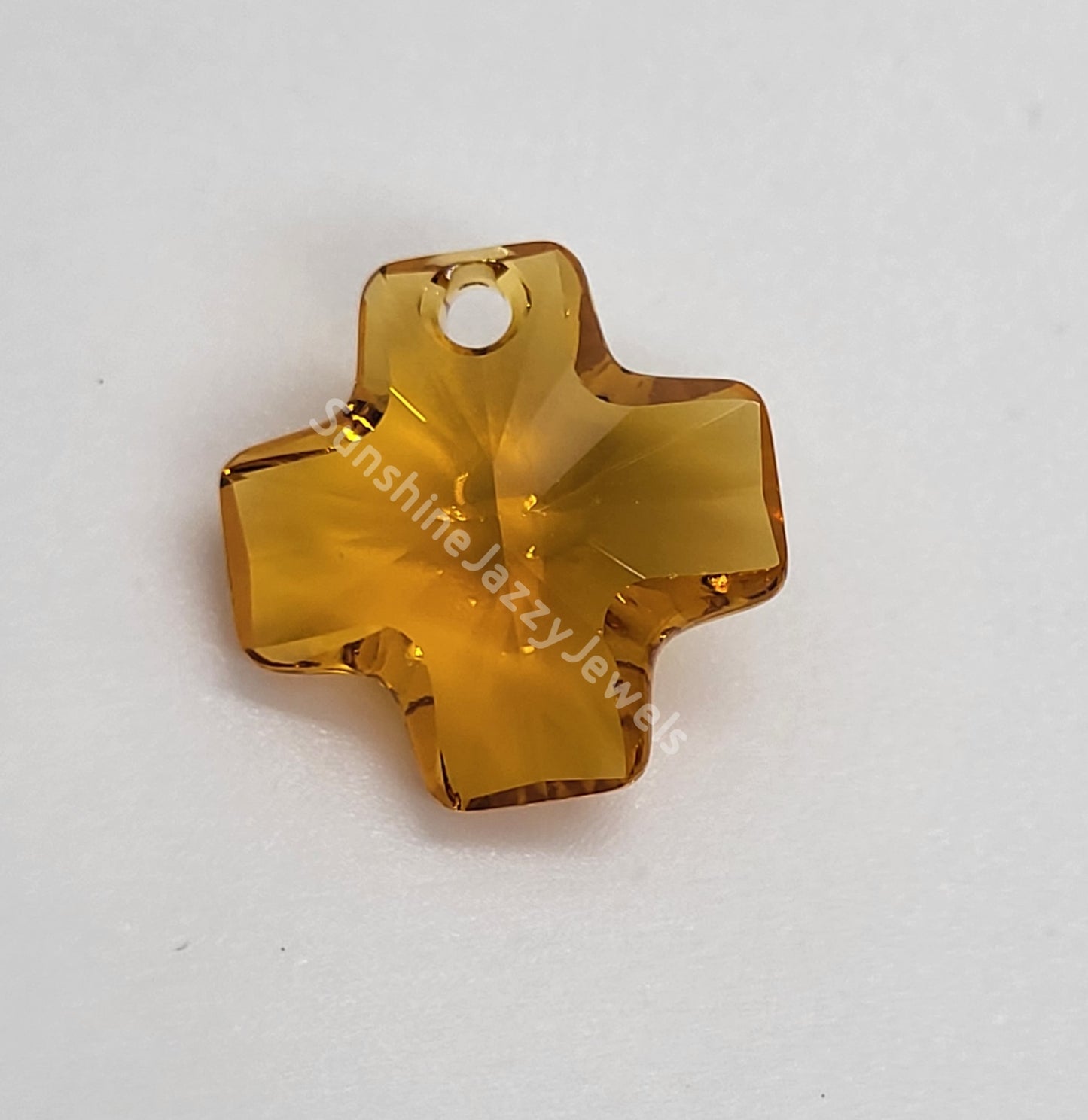 #6866 - Swarovski Crystal 20mm Chunky Cross Pendant