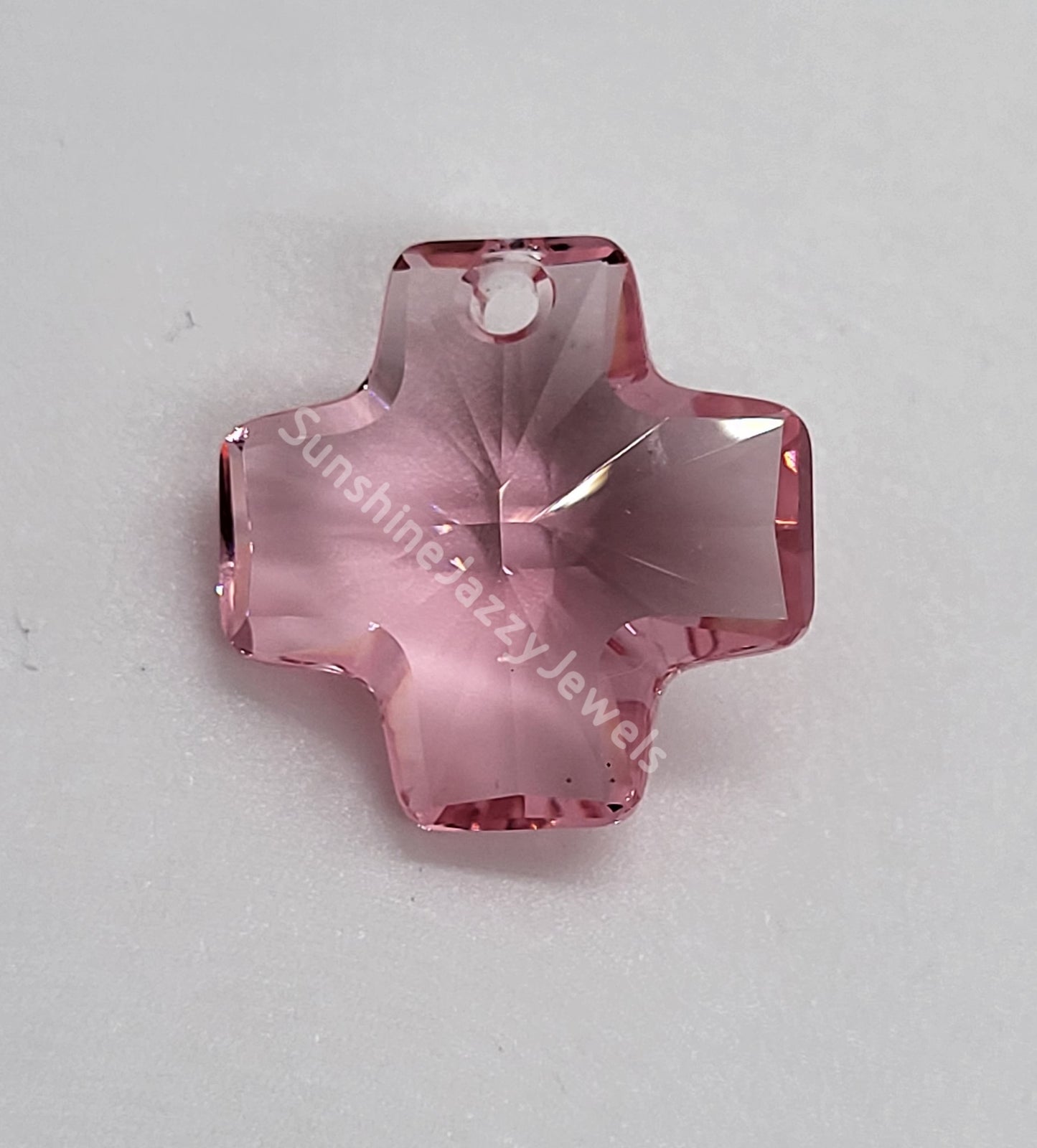 #6866 - Swarovski Crystal 20mm Chunky Cross Pendant