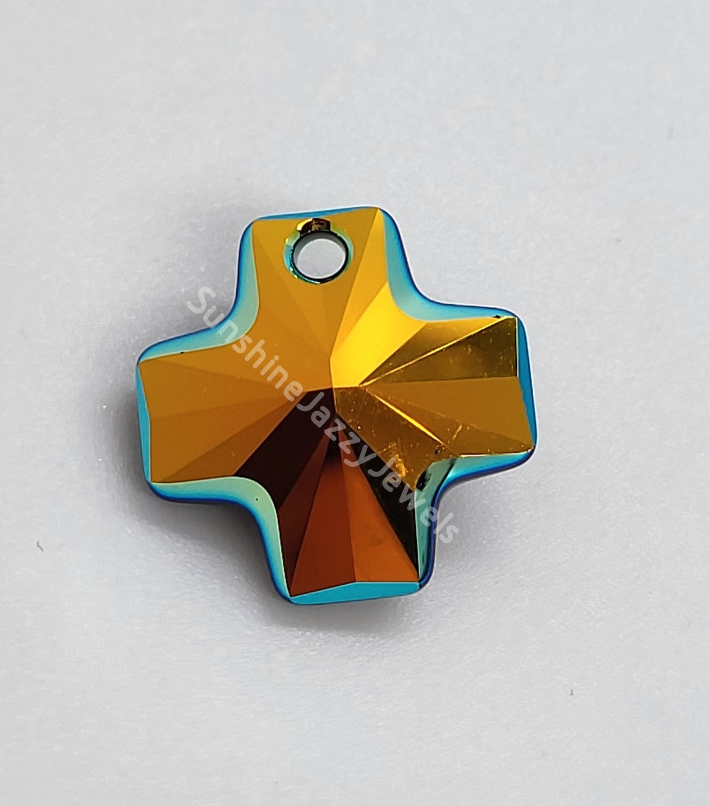 #6866 - Swarovski Crystal 20mm Chunky Cross Pendant