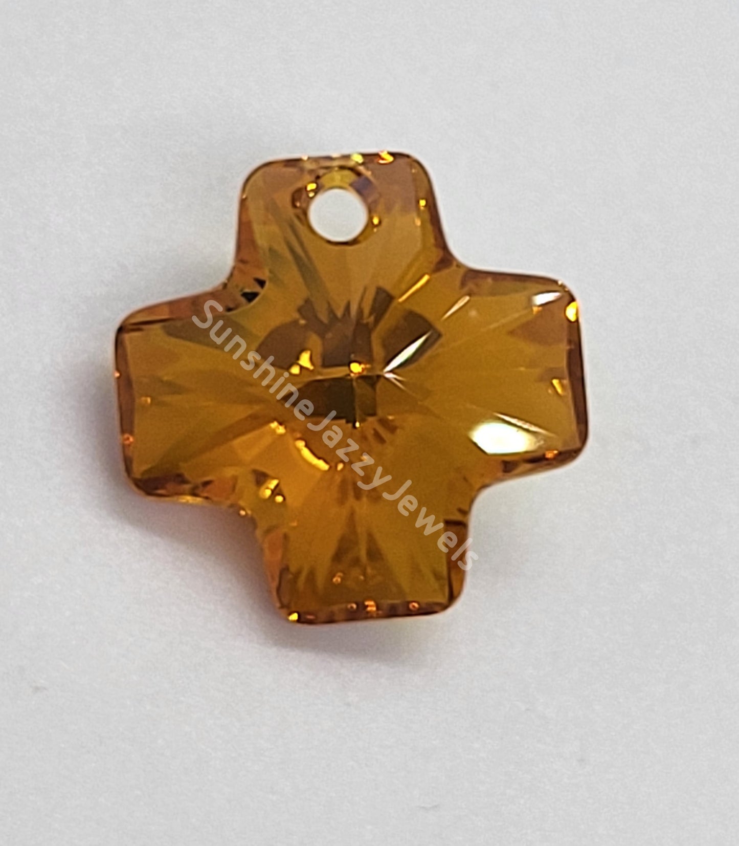 #6866 - Swarovski Crystal 20mm Chunky Cross Pendant