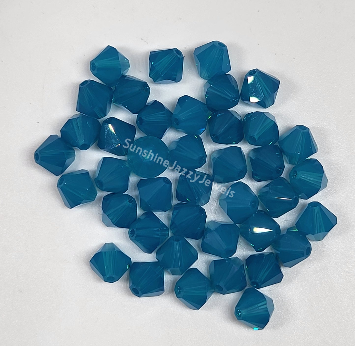 #5328 - Swarovski Crystal 6mm Bicones - Opal Finish