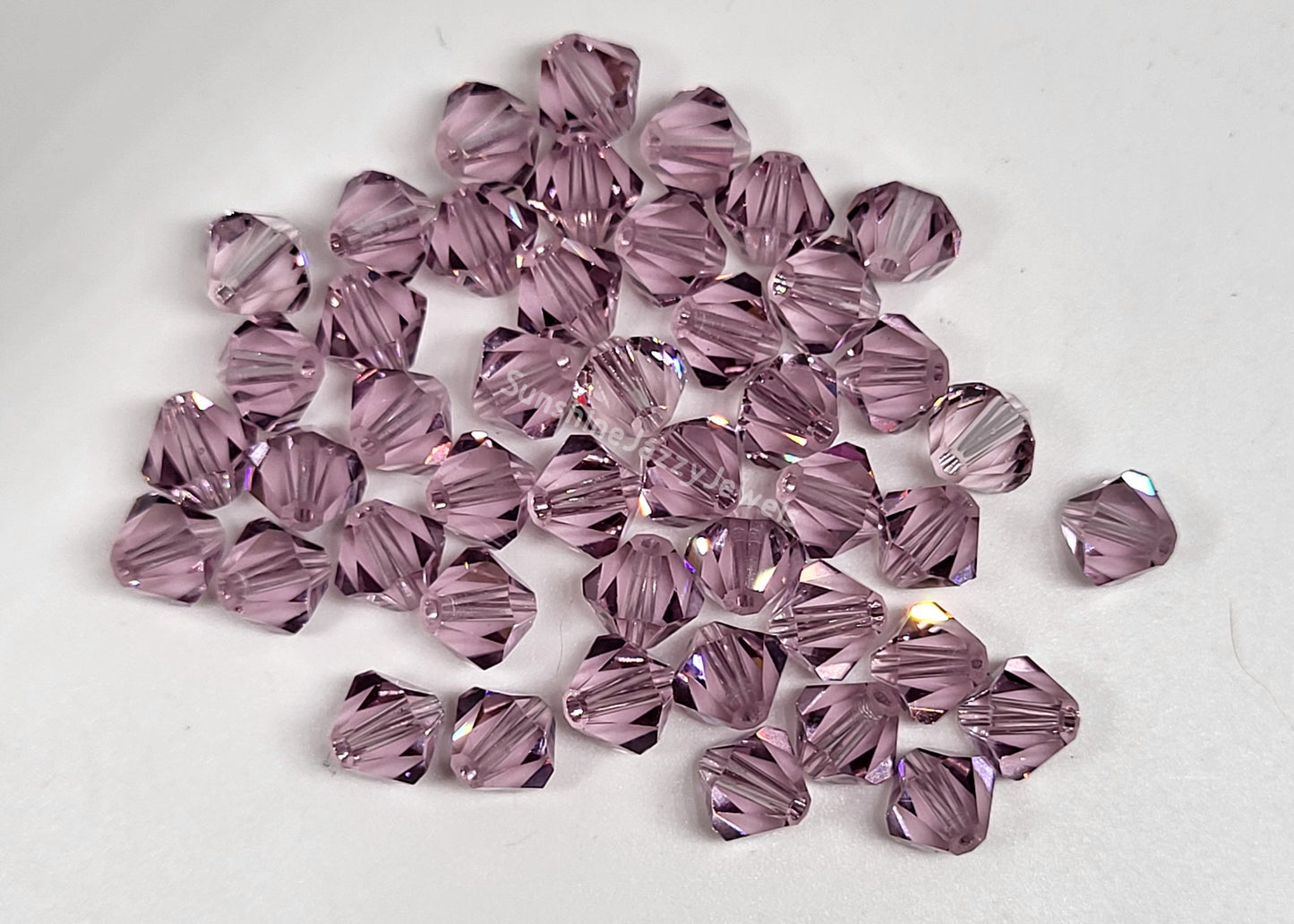 #5328 - Swarovski Crystal 5mm Bicone Beads; Classic Colors