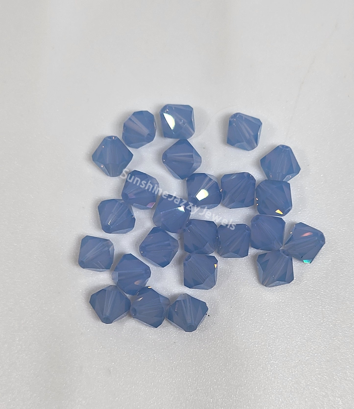 #5328 - Swarovski Crystal 6mm Bicones - Opal Finish