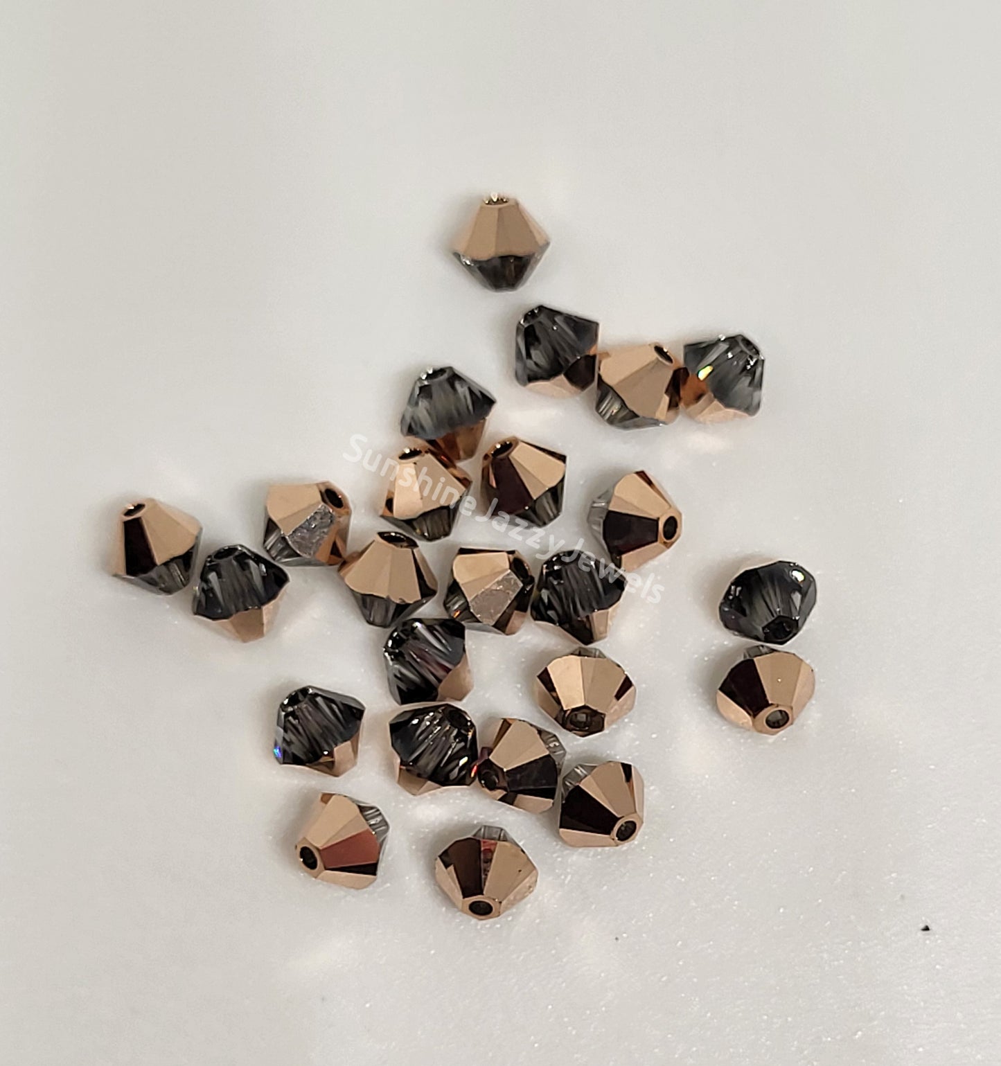 #5328 - Swarovski Crystal 4mm Bicone Beads - Crystal Effects