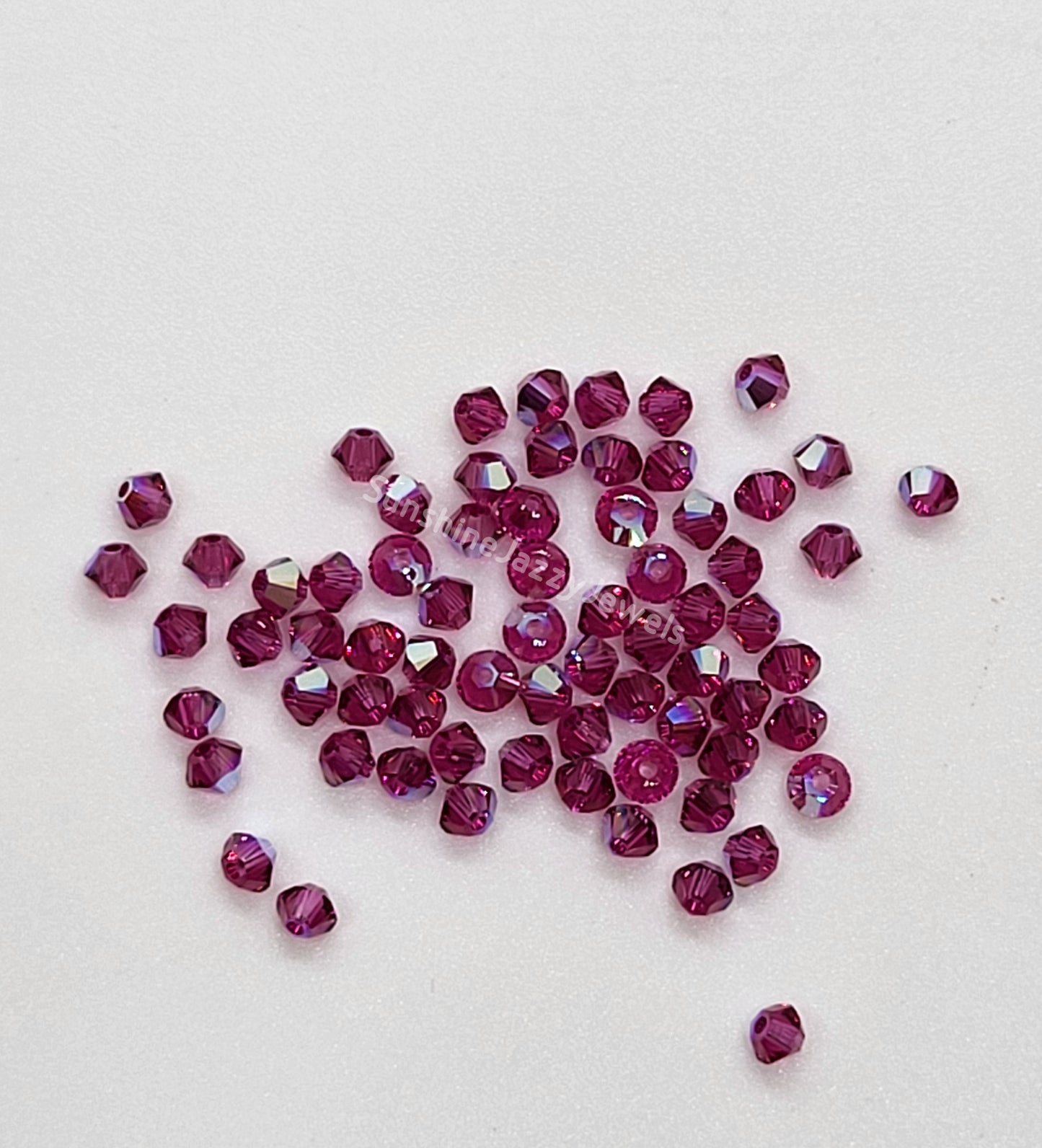 #5328 - Swarovski Crystal 3mm Bicone Beads w/ AB Finish