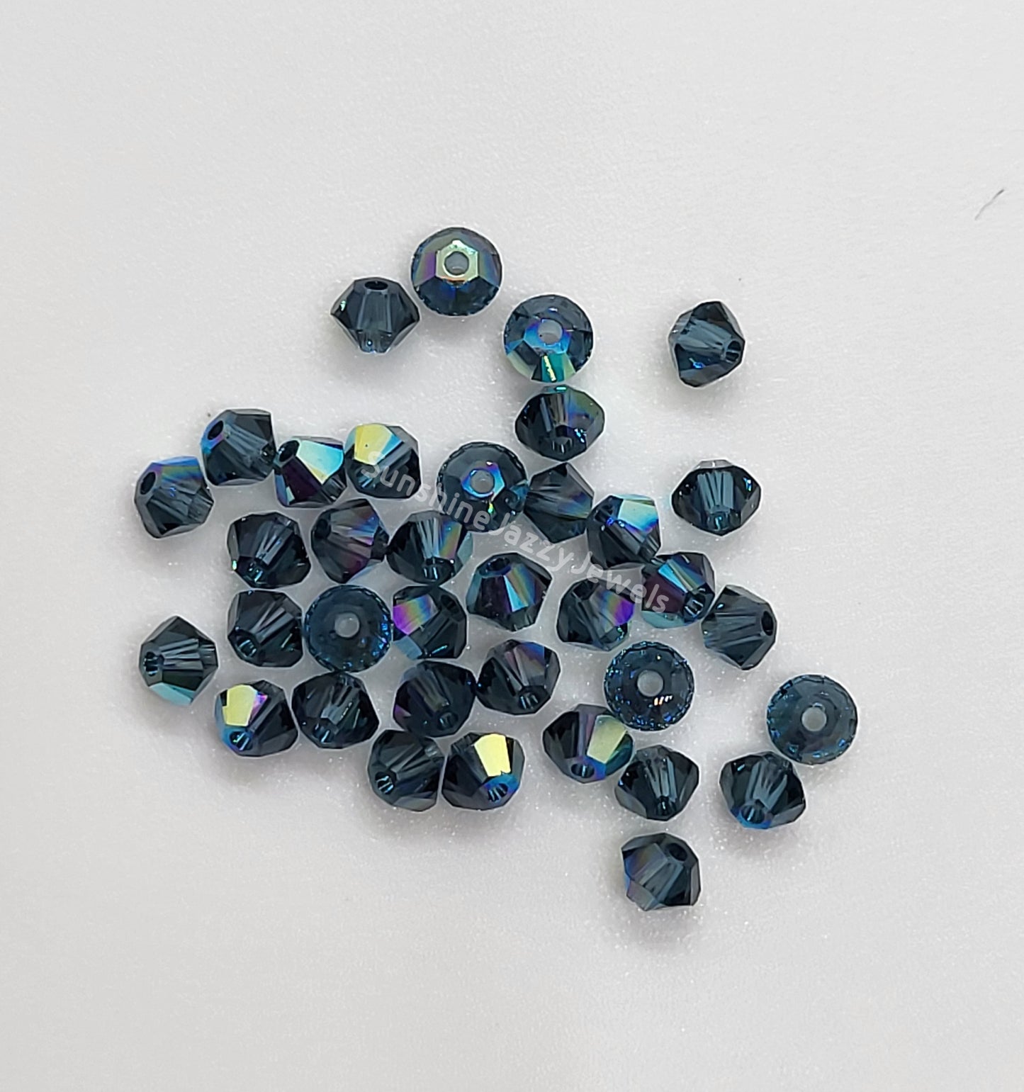 #5328 - Swarovski Crystal 3mm Bicone Beads w/ AB Finish