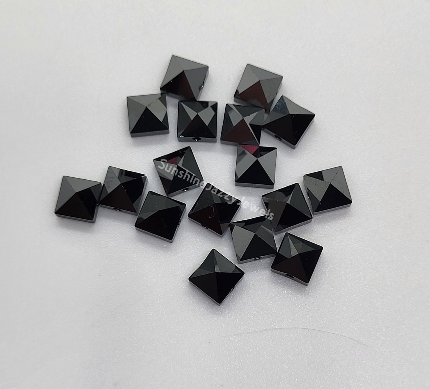 #5061 - Swarovski Crystal 5.5mm Square Spike Beads; 6pc per pack