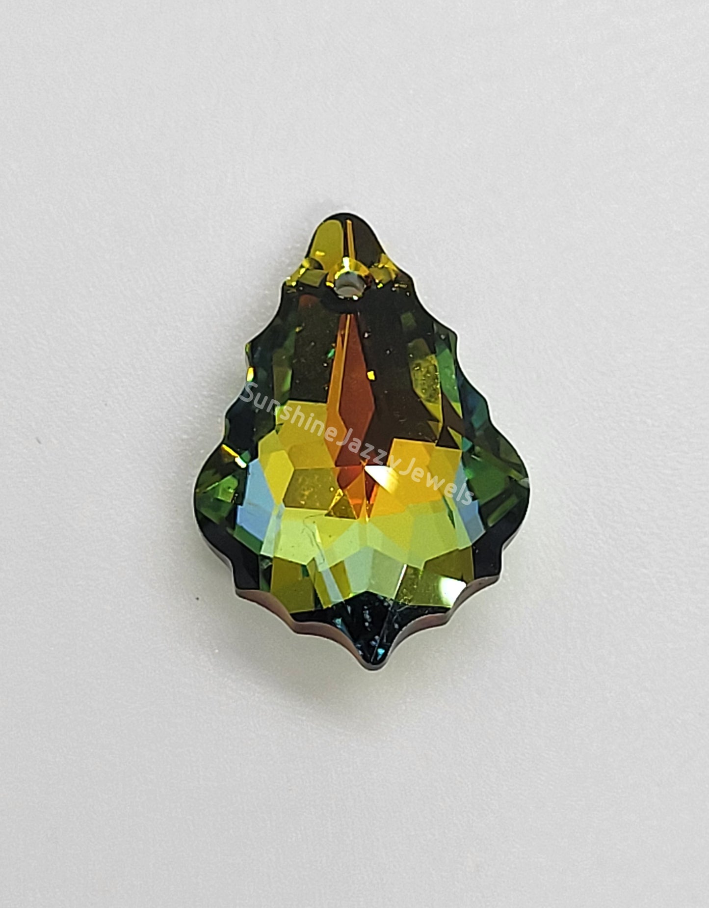 #6090 - Swarovski Crystal Baroque Pendant