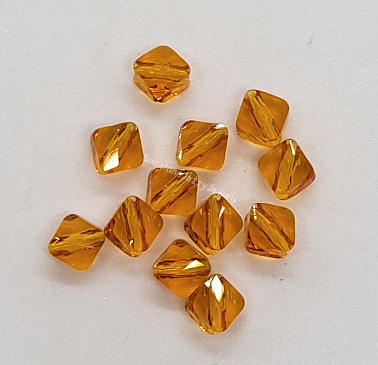 #5054 - Swarovski Crystal 6mm Mini Rhombus Beads; 12pc per pack