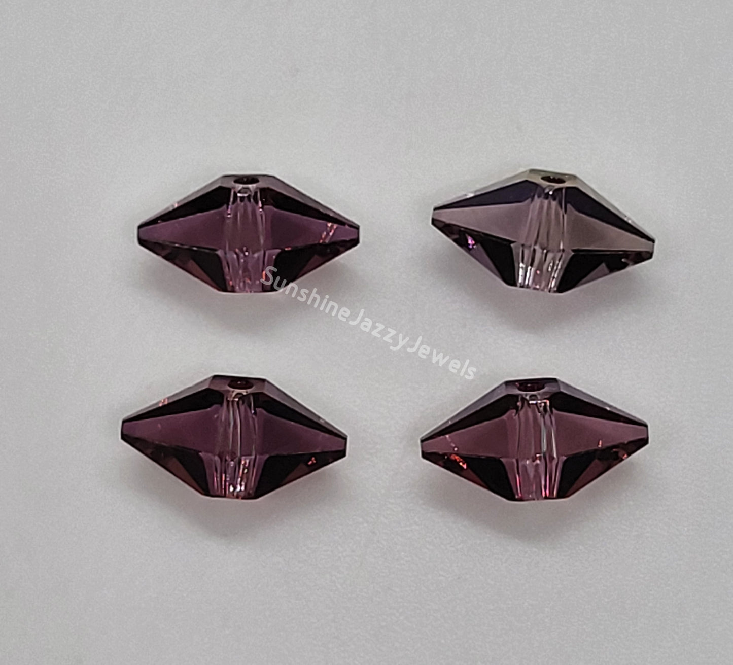 #5747 - Swarovski Crystal 12x6mm Double Spike Beads