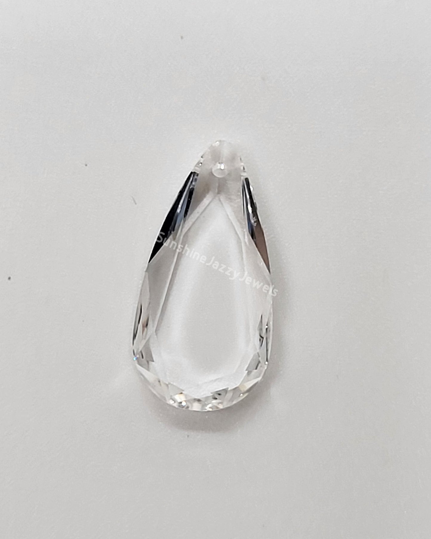 #6140 - Swarovski Crystal Bezeled Teardrop Pendant