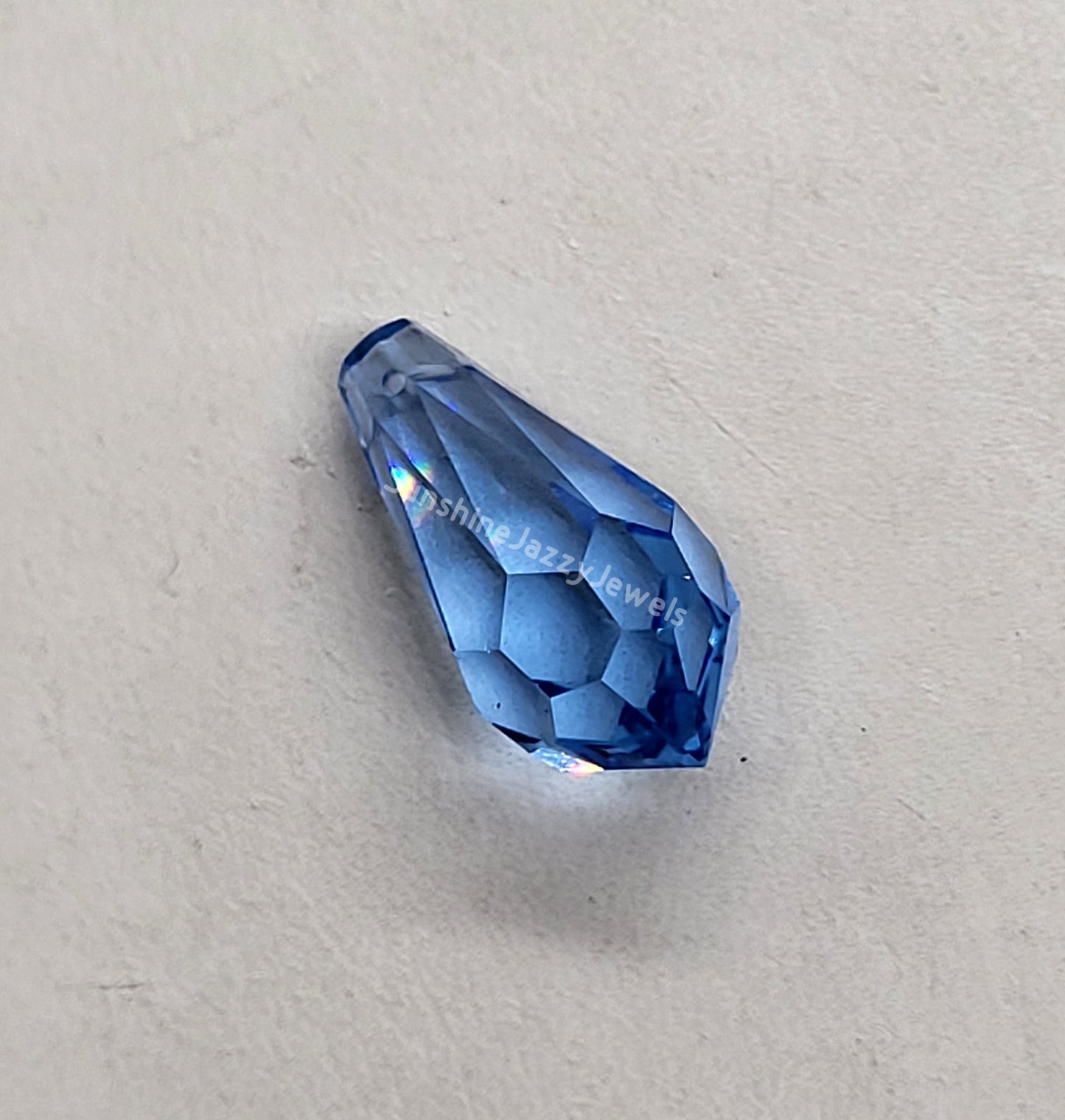 #6000 - Swarovski Crystal 22mm Teardrop Pendant; Top Drilled