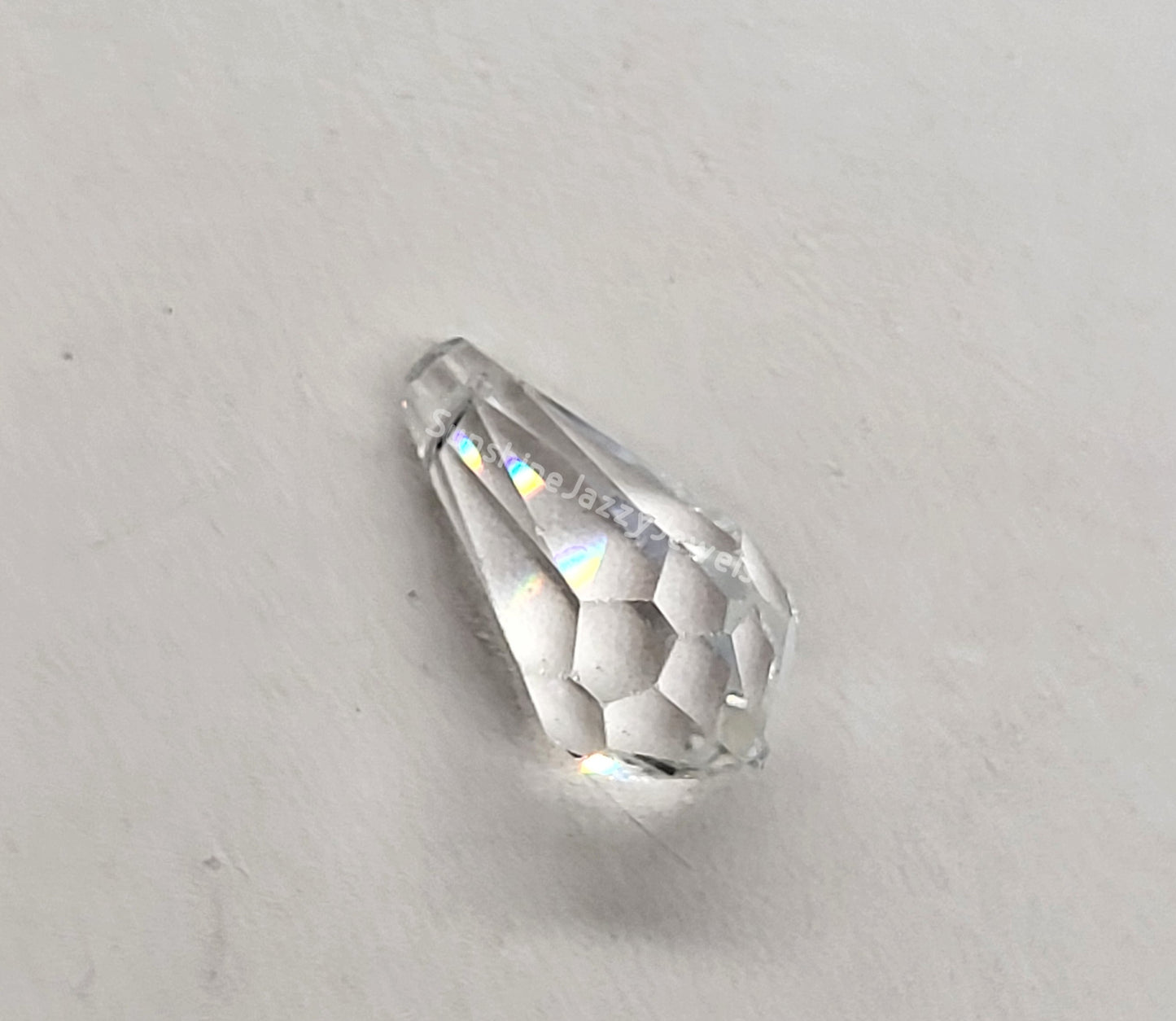#6000 - Swarovski Crystal 22mm Teardrop Pendant; Top Drilled
