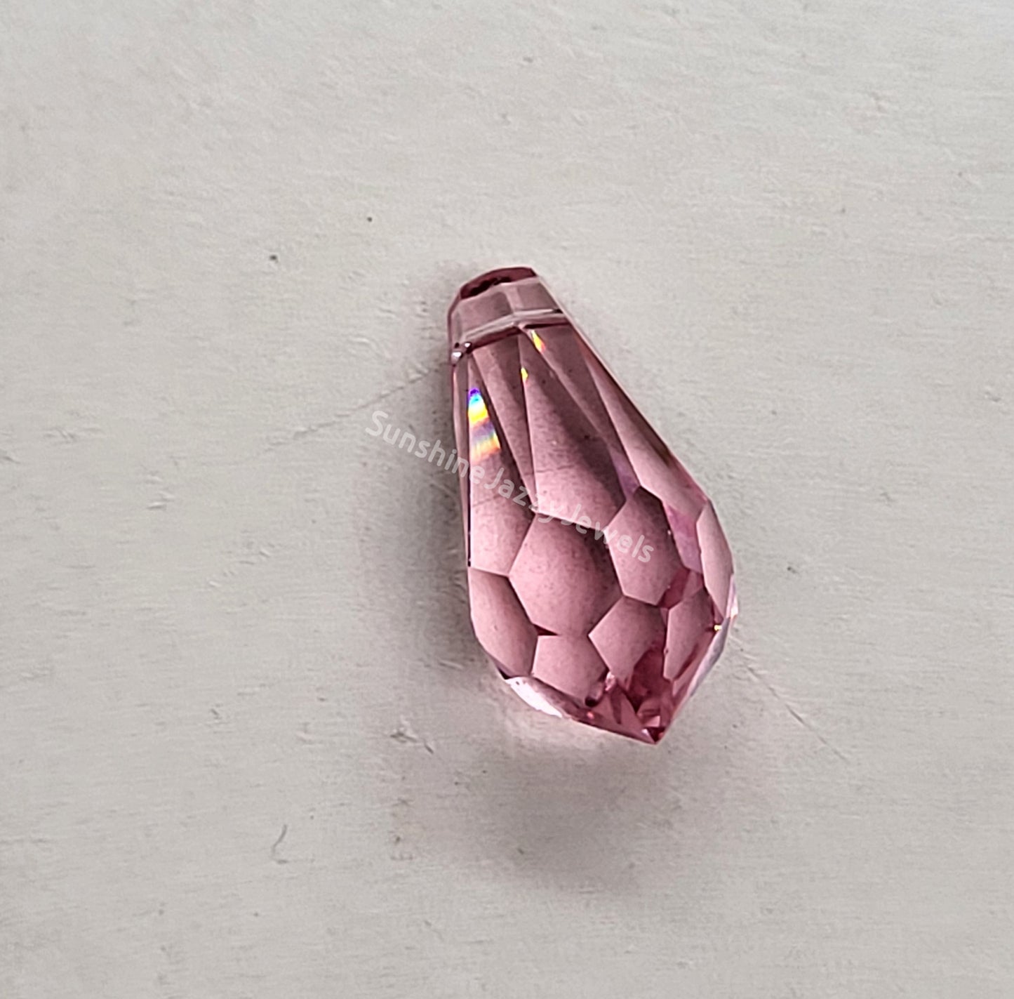 #6000 - Swarovski Crystal 22mm Teardrop Pendant; Top Drilled