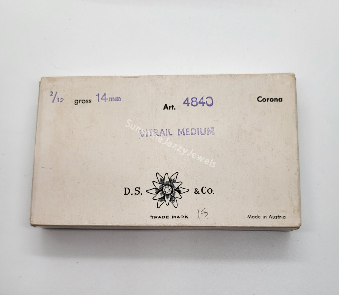 #4840 - Factory Pack Swarovski Vitrail Medium 14mm Full Flatback Cube Fancy Stone