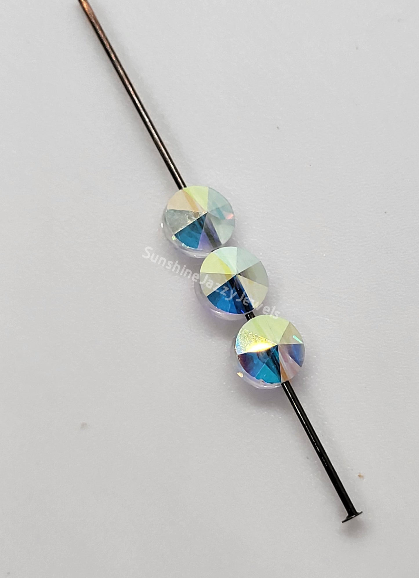 #5102 - Factory Pack Swarovski Crystal 6mm Flat Round Beads