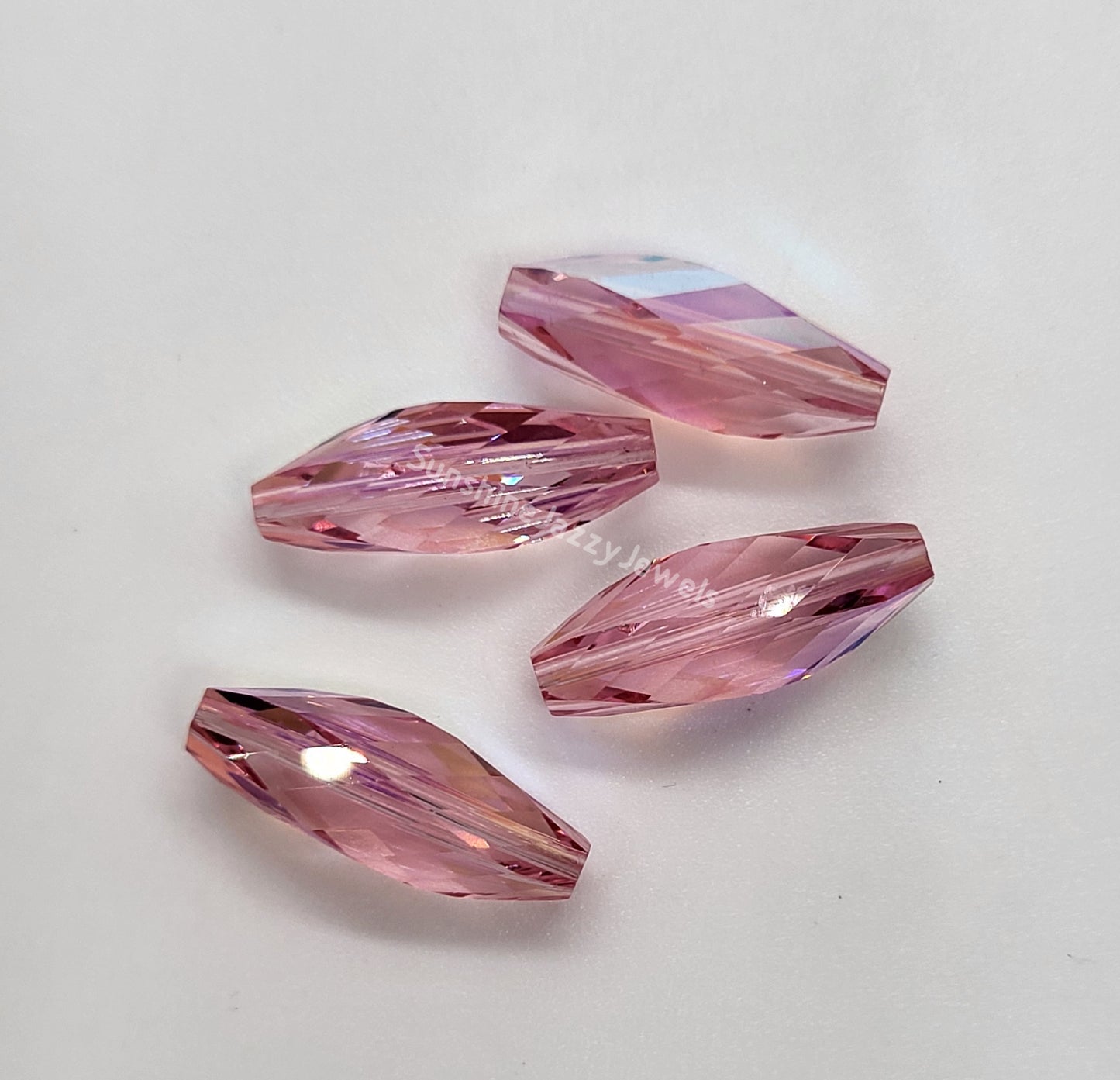 #5206 - Swarovski Crystal Twisted Oval Beads