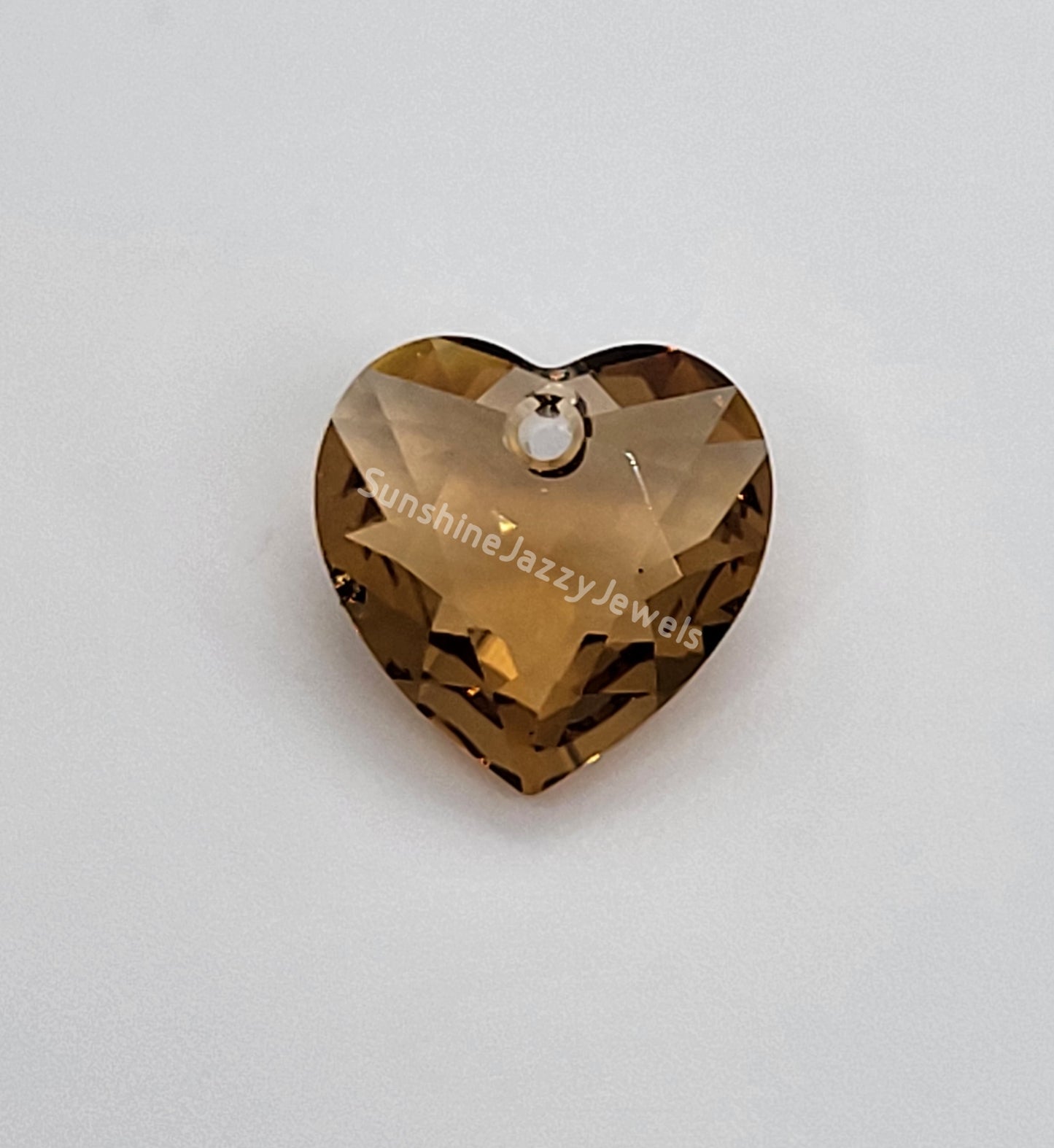 #6432 - Swarovski Crystal Heart Cut Pendants