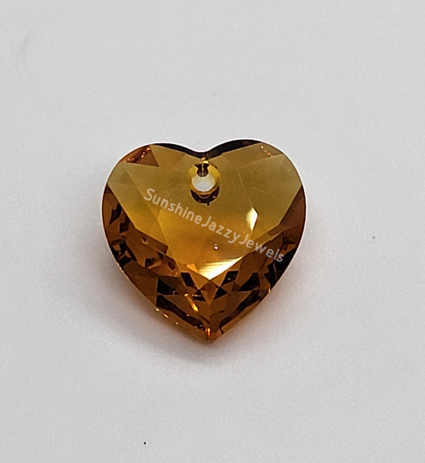 #6432 - Swarovski Crystal Heart Cut Pendants
