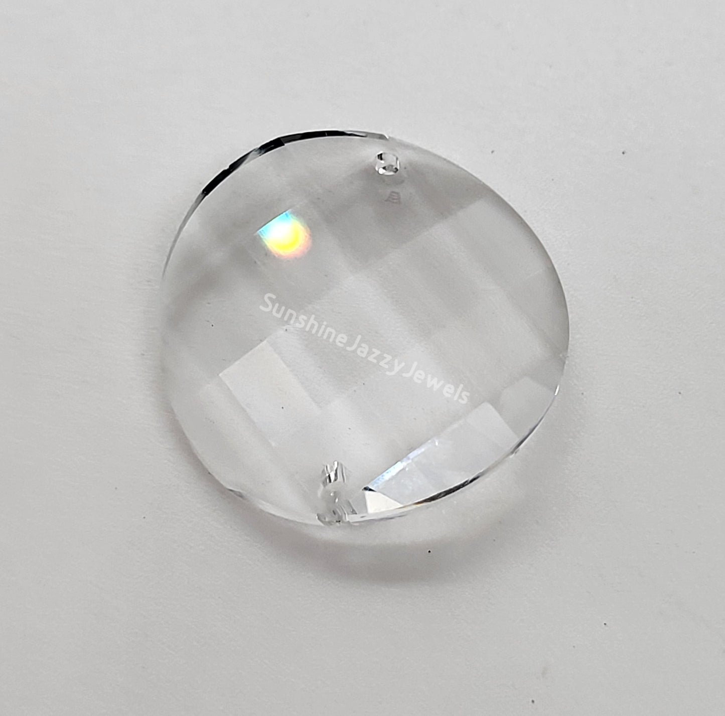 #8950 - Swarovski Crystal Clear 2 Hole Wavelet Prism