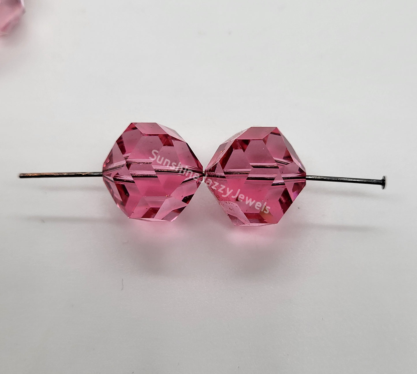 #5007 - Swarovski Crystal 14mm Rocky Cut Beads