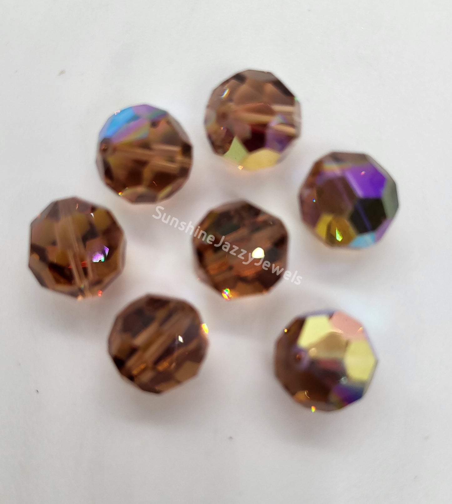#5000 - Swarovski Crystal 16mm Faceted Round Beads; 4pc per pack
