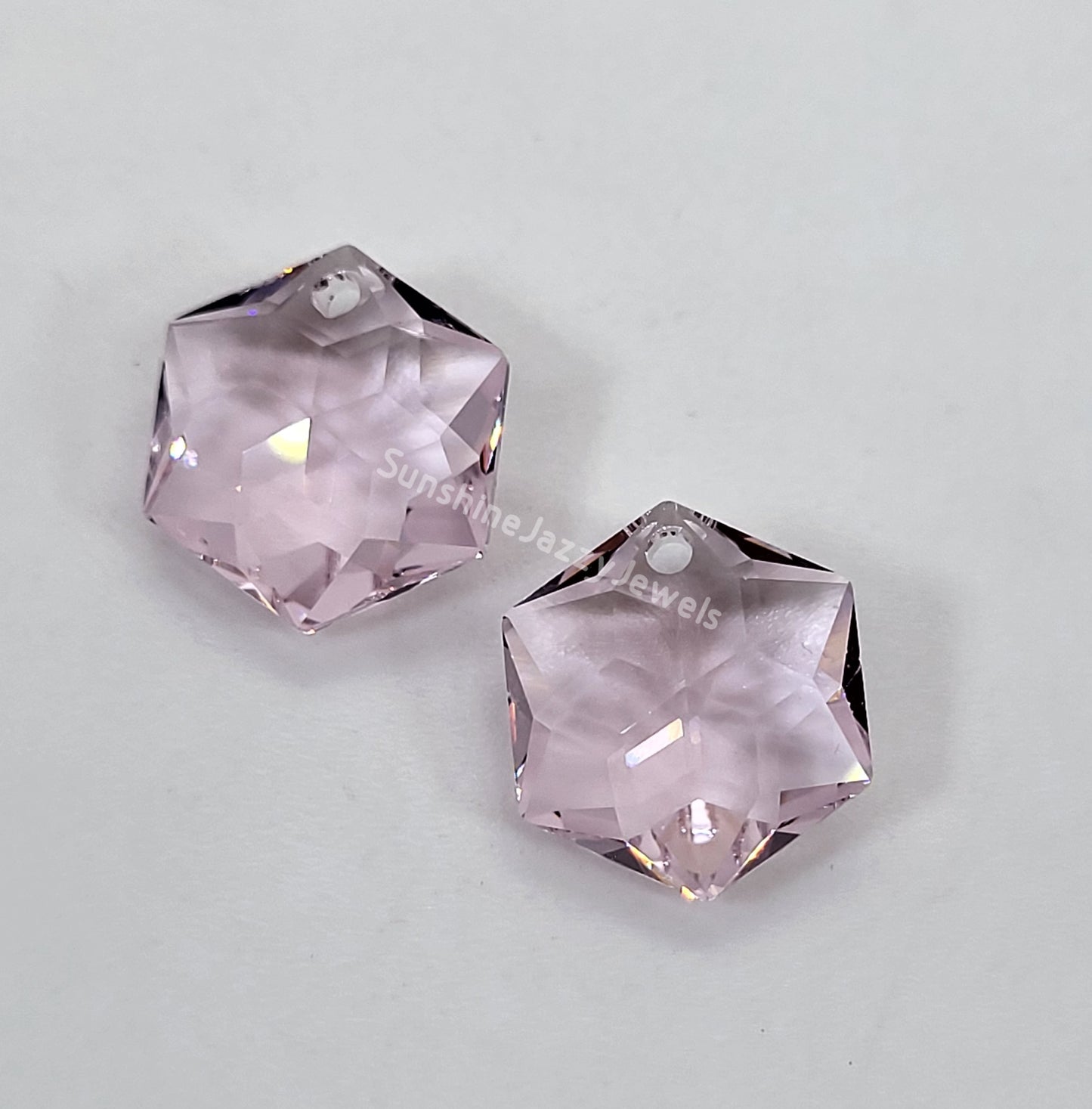 #8135 - Swarovski Crystal Star Hexagon Pendant/ Prism