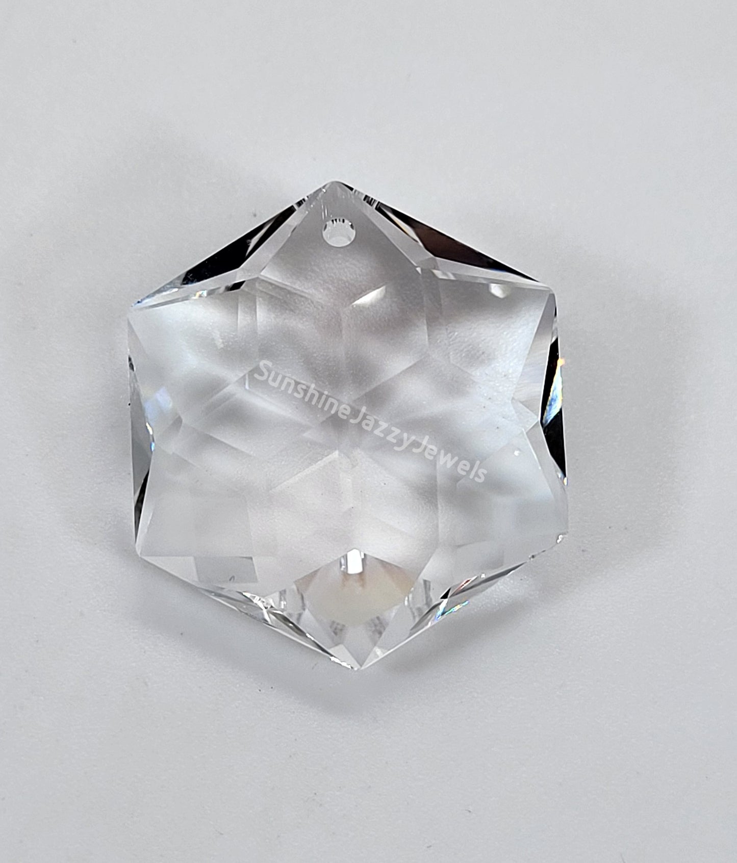 #8135 - Swarovski Crystal Star Hexagon Pendant/ Prism
