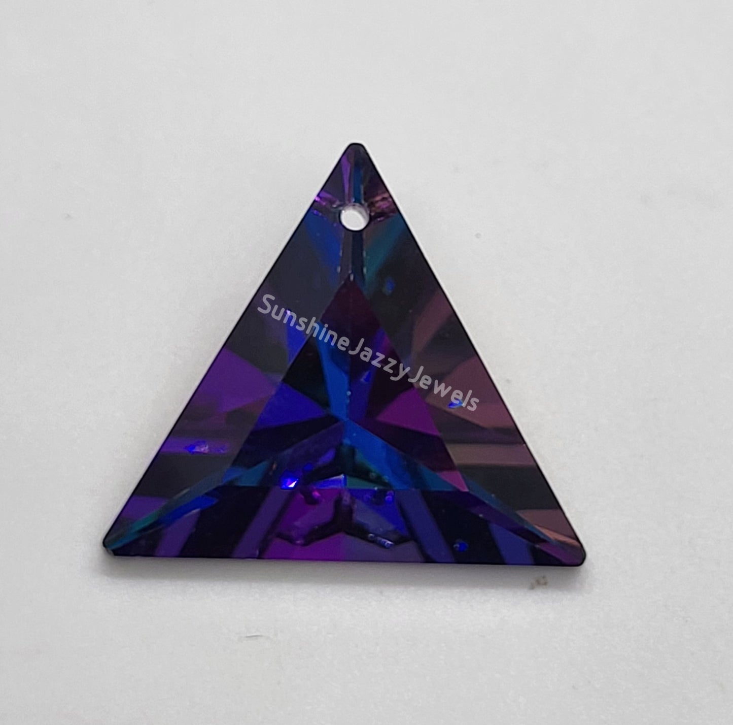 #6209 - Swarovski Crystal 30mm Triangle Pendant; 7 Colors